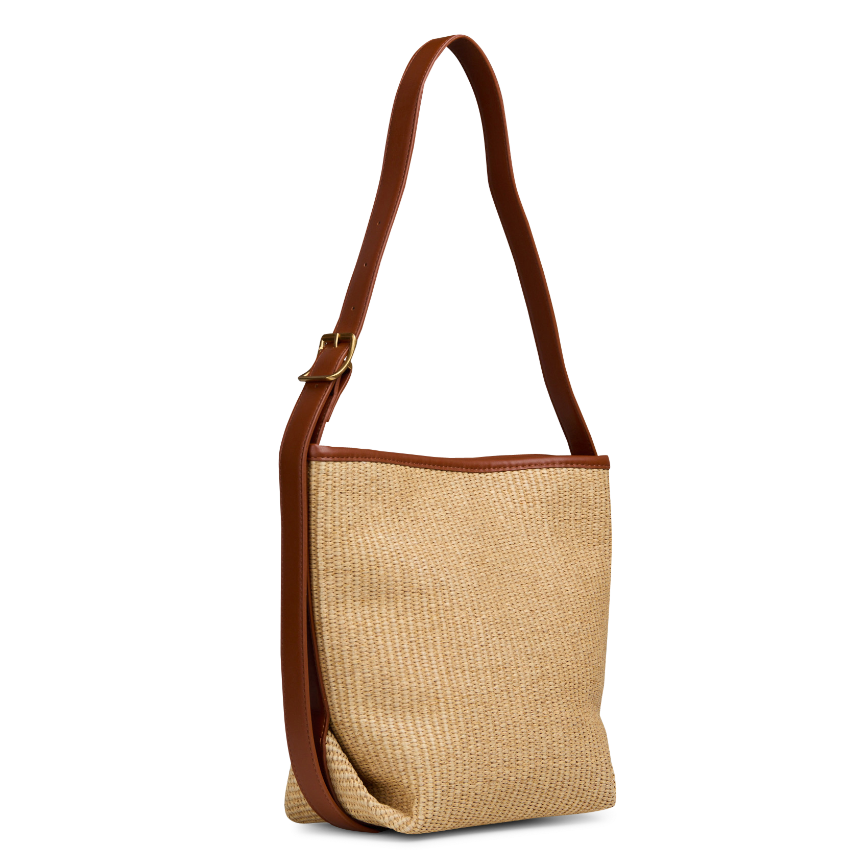 Sac bandoulière raphia  AU PRINTEMPS PARIS Beige