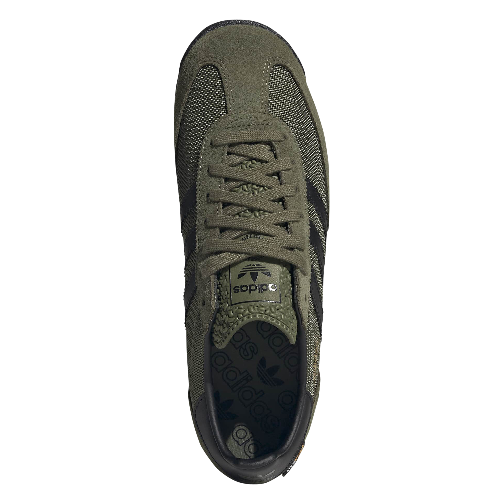 Lage sneakers met veters ADIDAS Groen