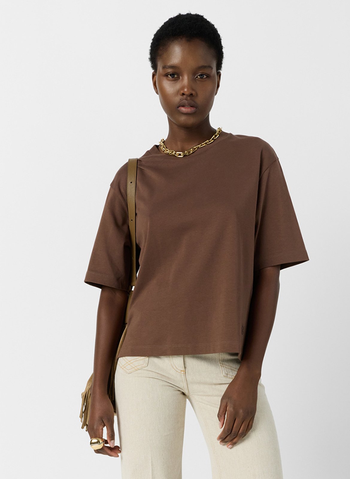 Bedruckte Strickjacke  GERARD DAREL Braun