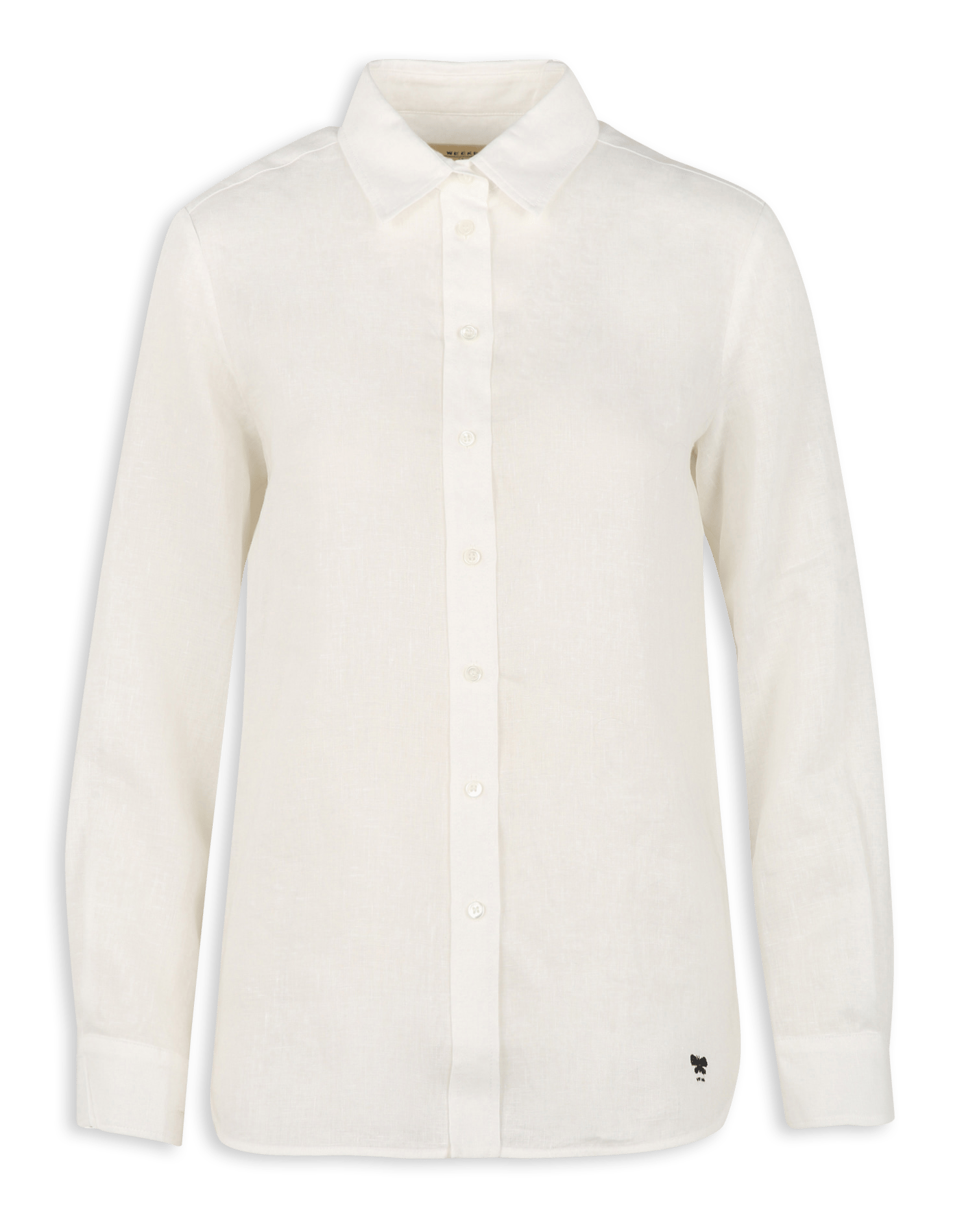 Straight buttoned plain linen shirt MAX MARA WEEK END