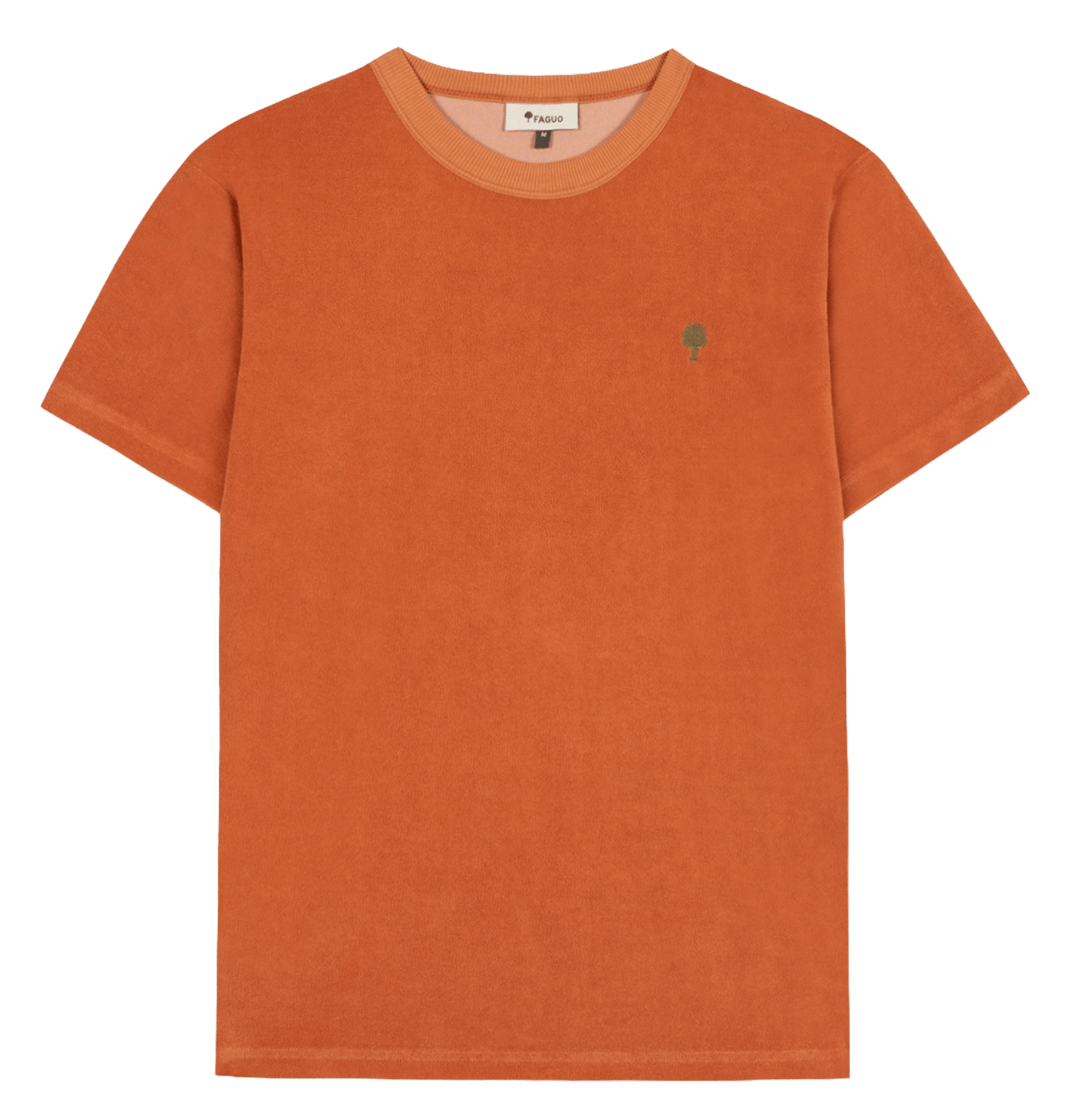 Tee-shirt droit col rond FAGUO Rouge