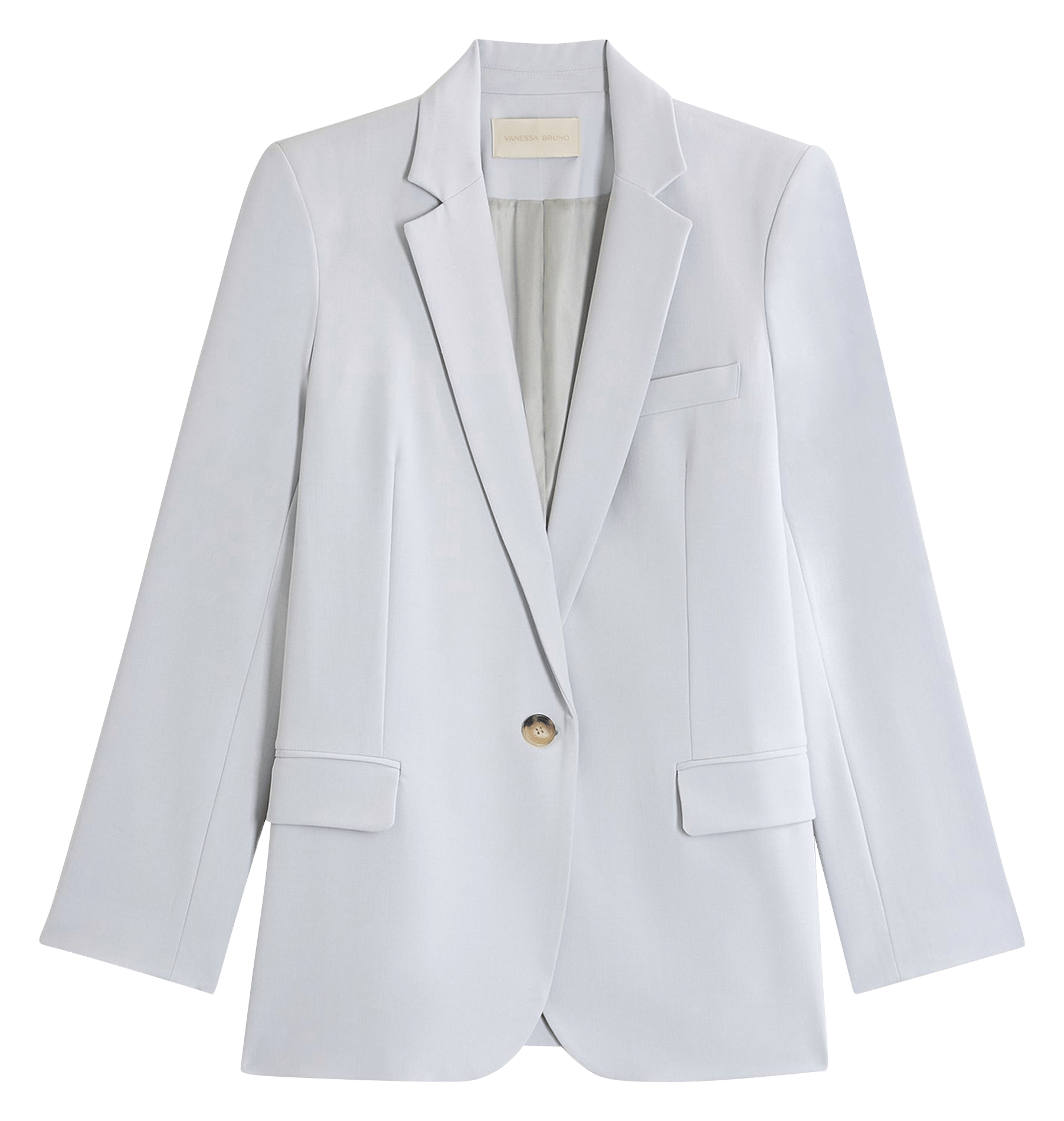 Straight button-up blazer VANESSA BRUNO White