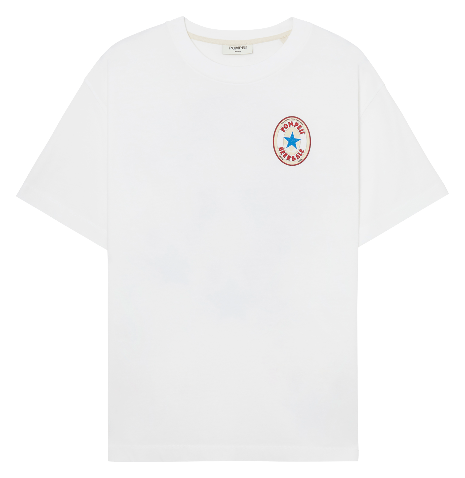 Cotton T-shirt POMPEII White