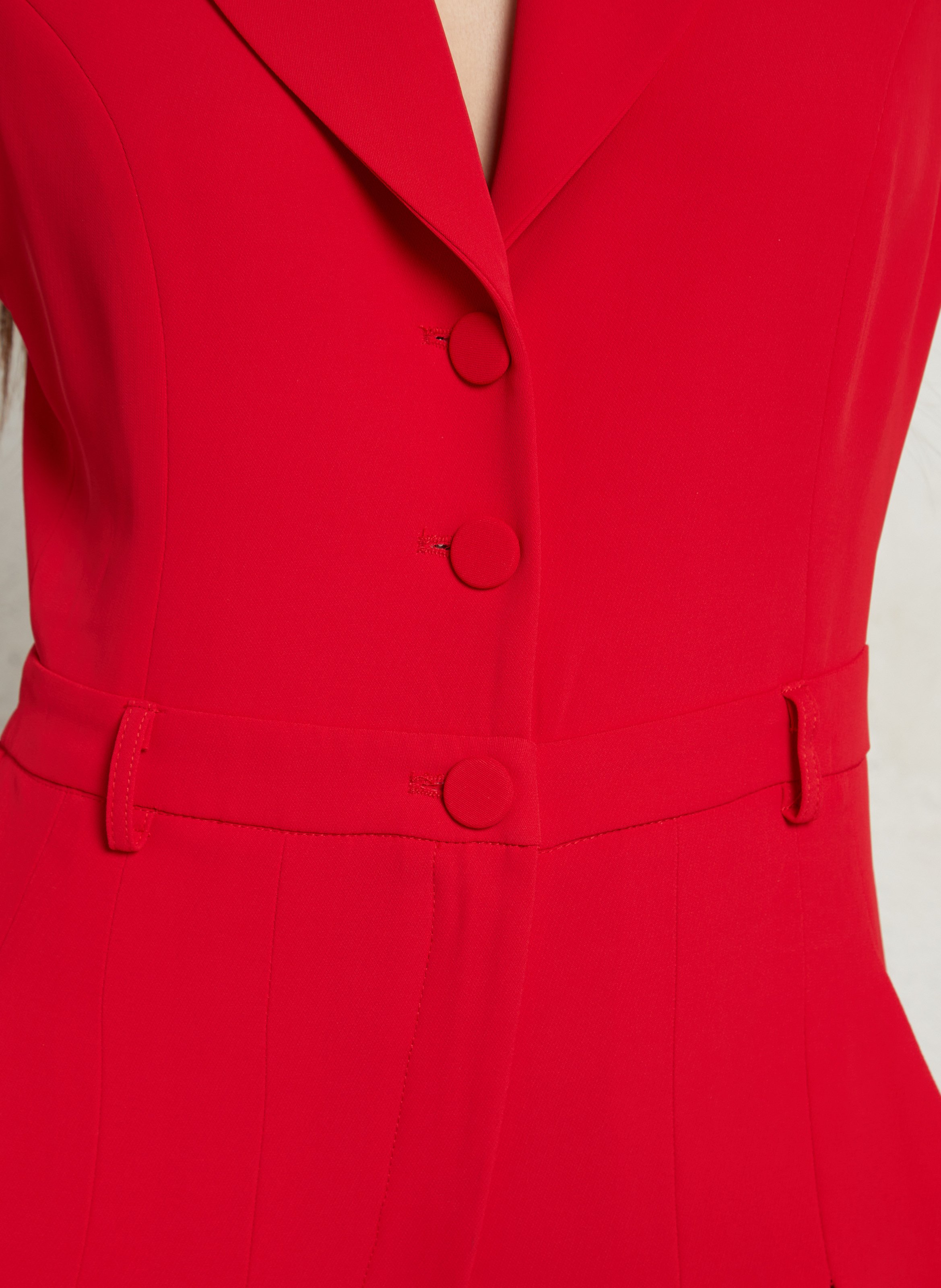Jumpsuit mit Reverskragen IMPERIAL Rot