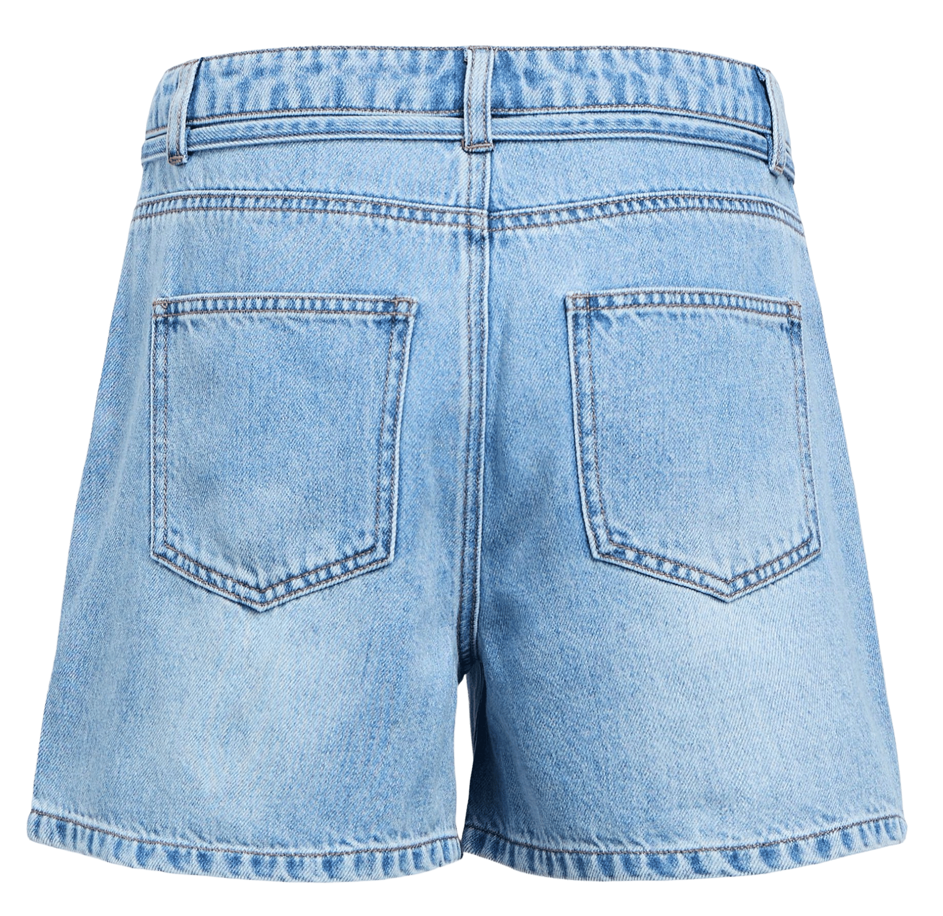 Short droit à ceinture fine OBJECT Bleu