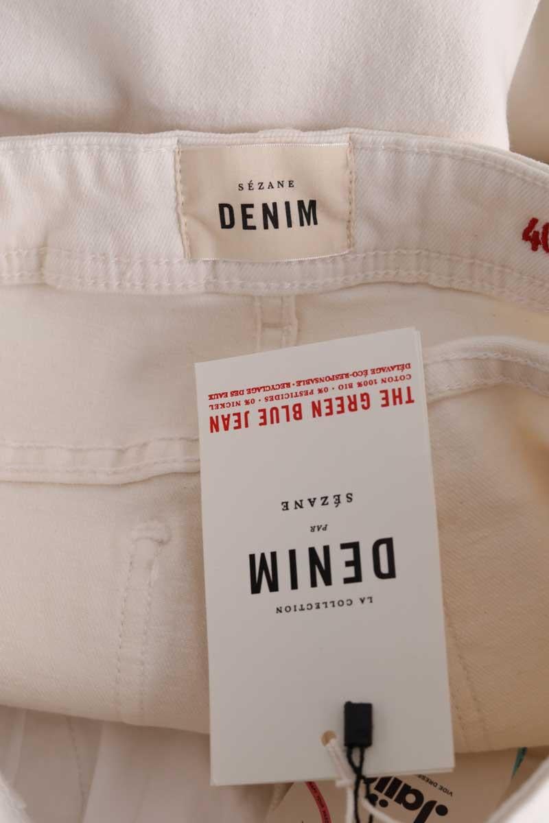Jean droit SEZANE - Seconde main Blanc