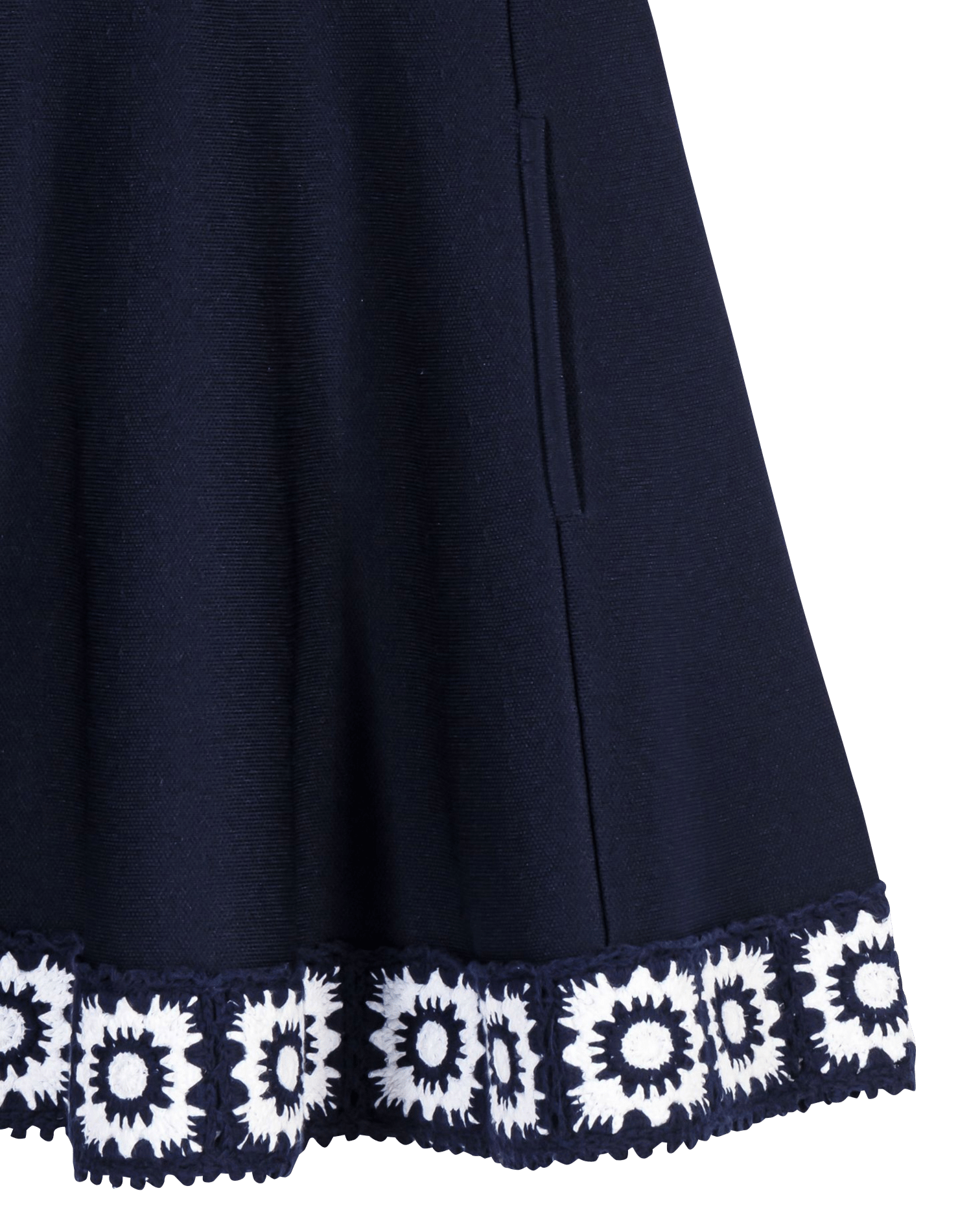 Robe courte évasée MAJE Bleu
