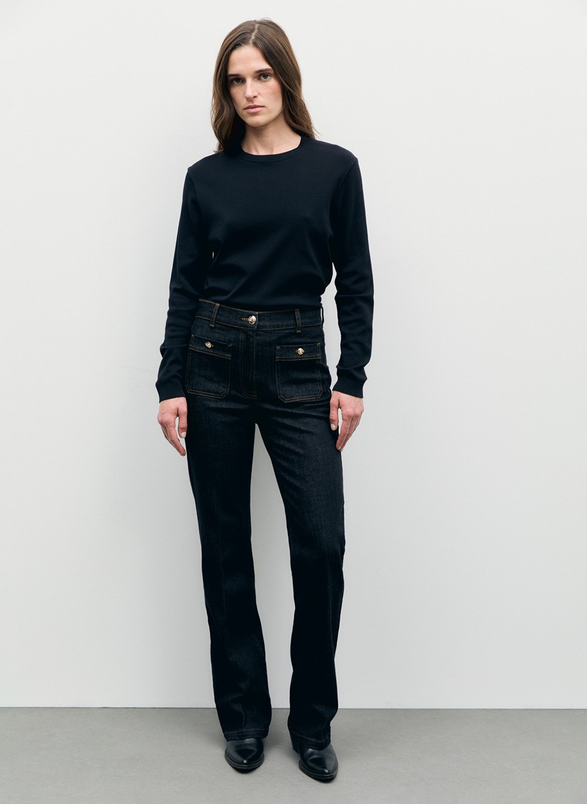 Straight Cut Jeans aus Baumwoll-Mix GERARD DAREL Schwarz