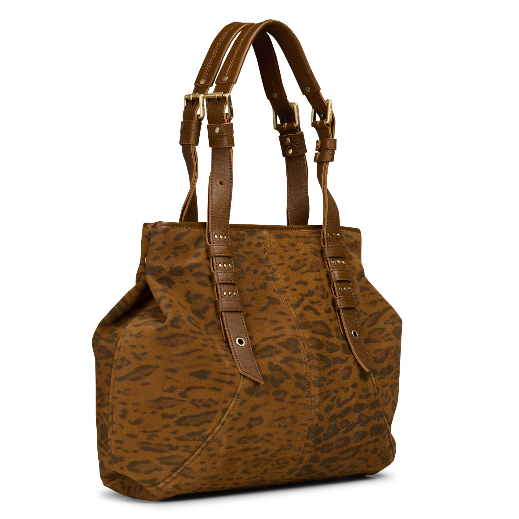 Sac porté épaule en cuir MILA LOUISE Beige