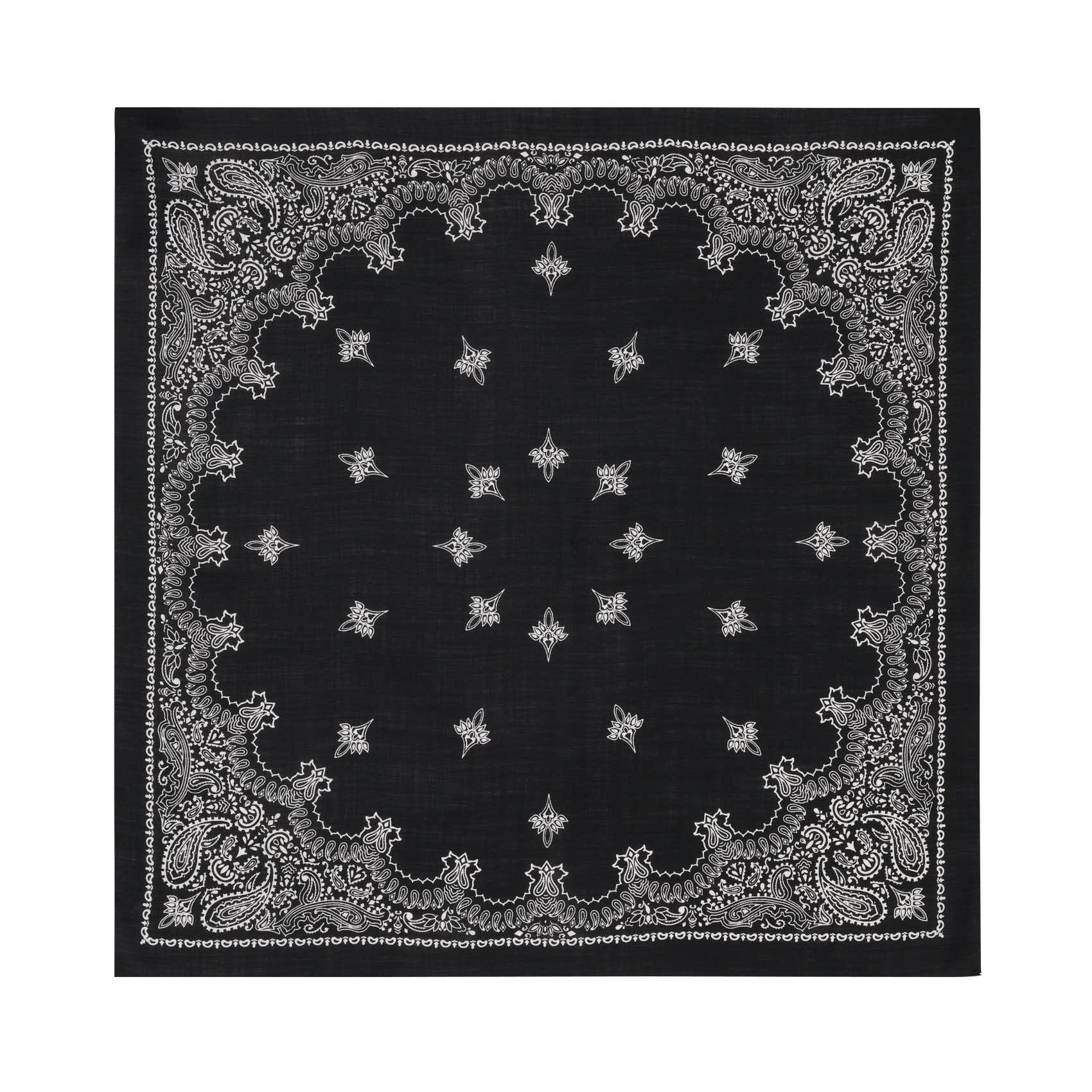 Foulard imprimé en laine DESTIN Noir