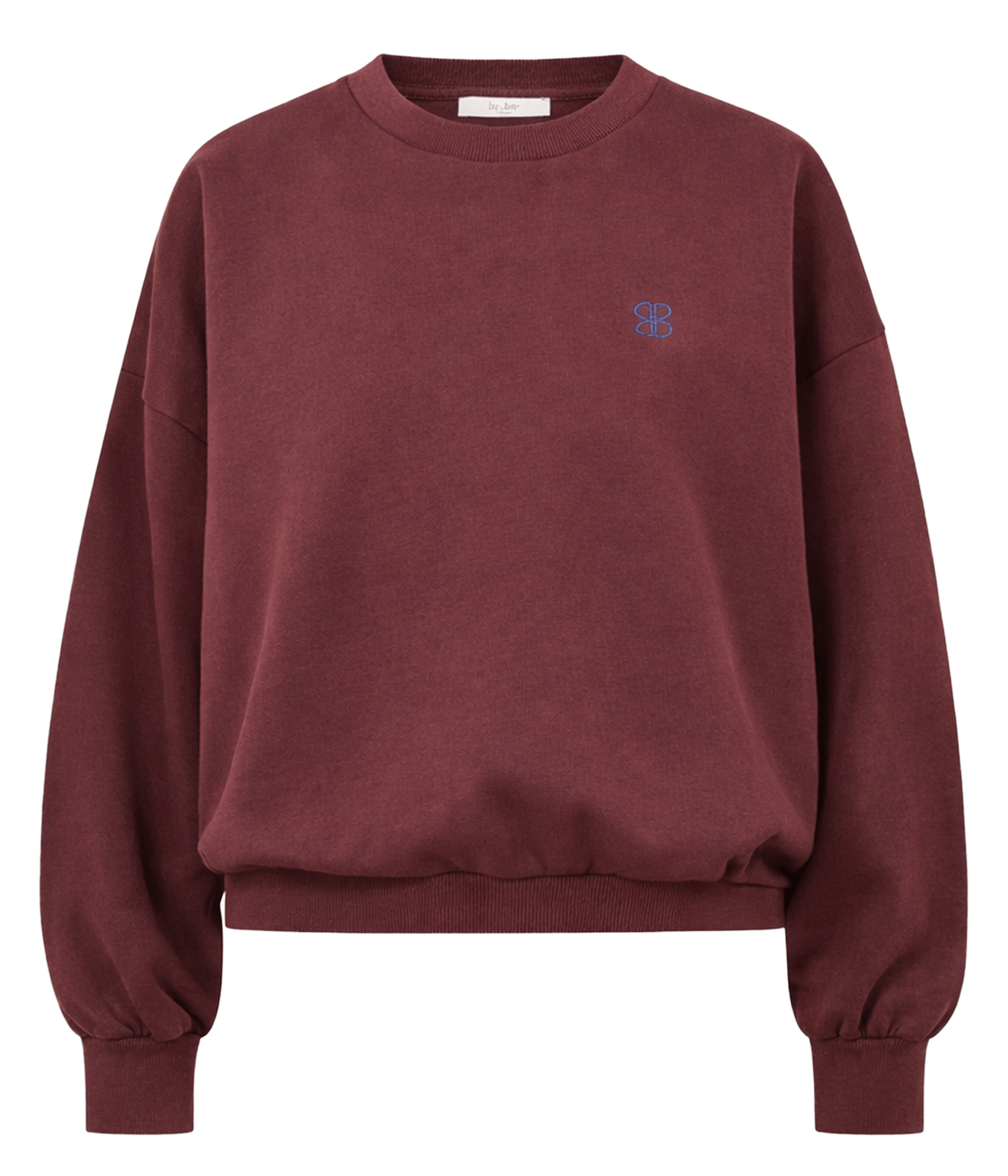Sweat ample col rond uni BY BAR Rouge