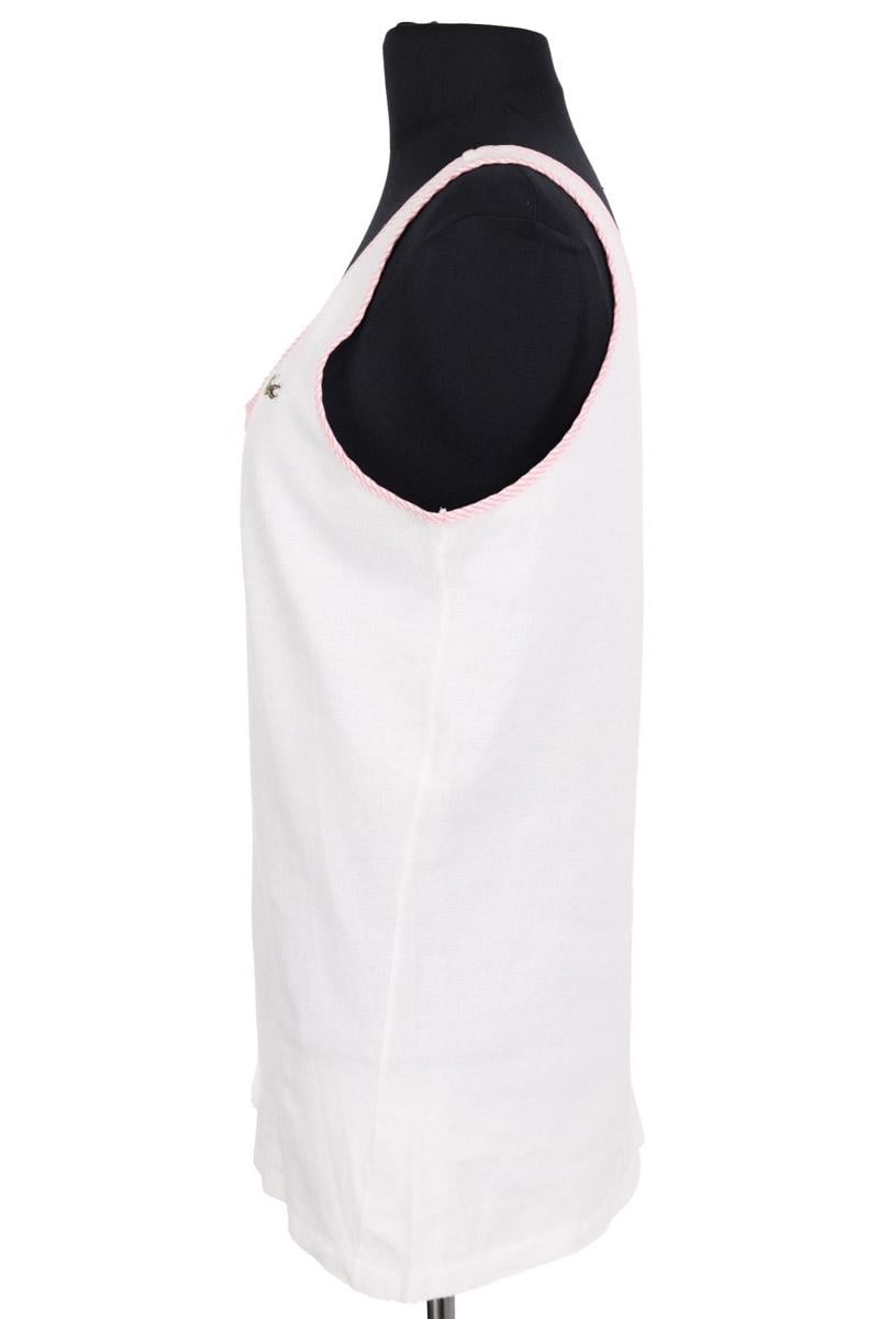 Azawood sleeveless top LACOSTE - SECONDE MAIN White
