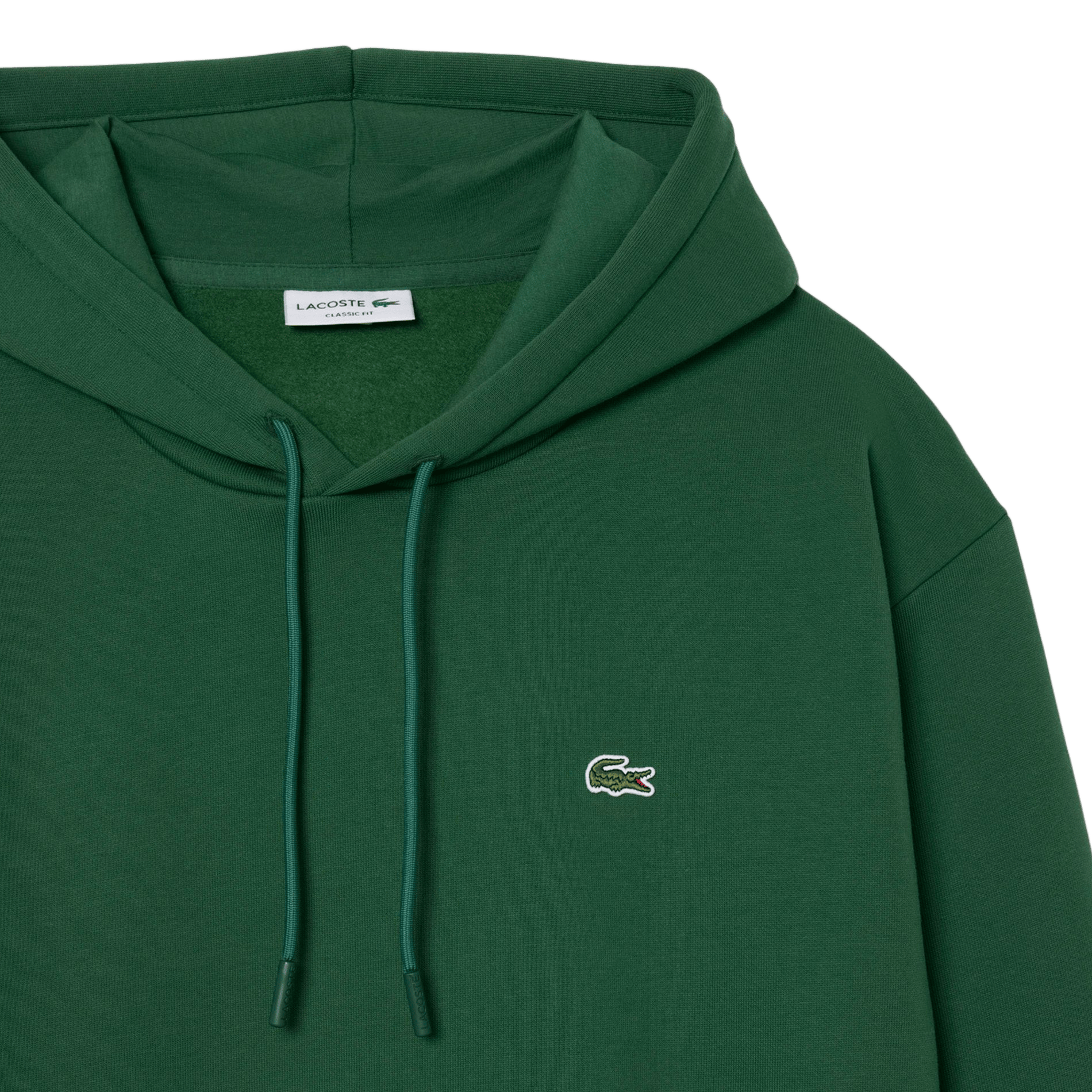Cotton-blend hoodie LACOSTE Green