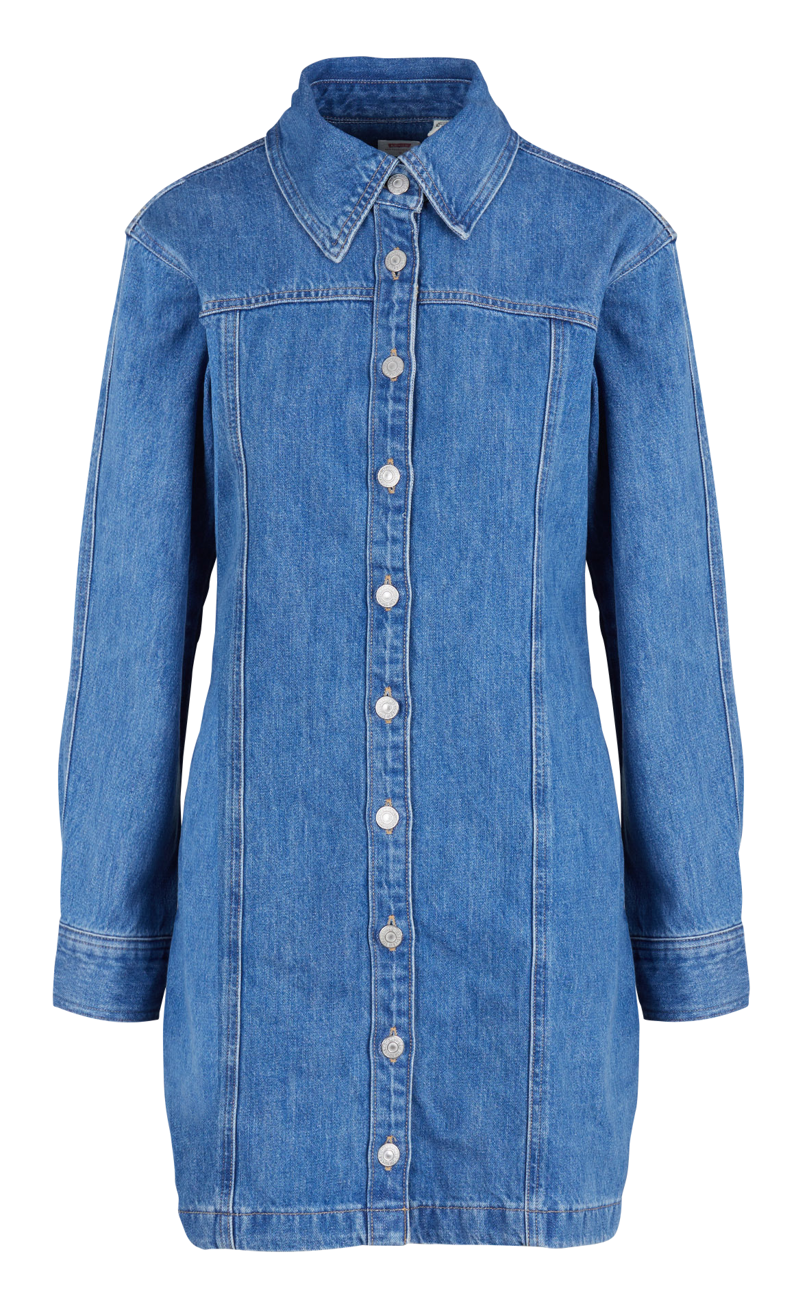 Robe courte boutonnée en jean  LEVI'S Jean brut
