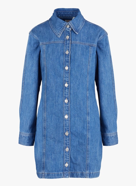 Robe courte boutonnée en jean Shay denim dress Jean brut Levi's