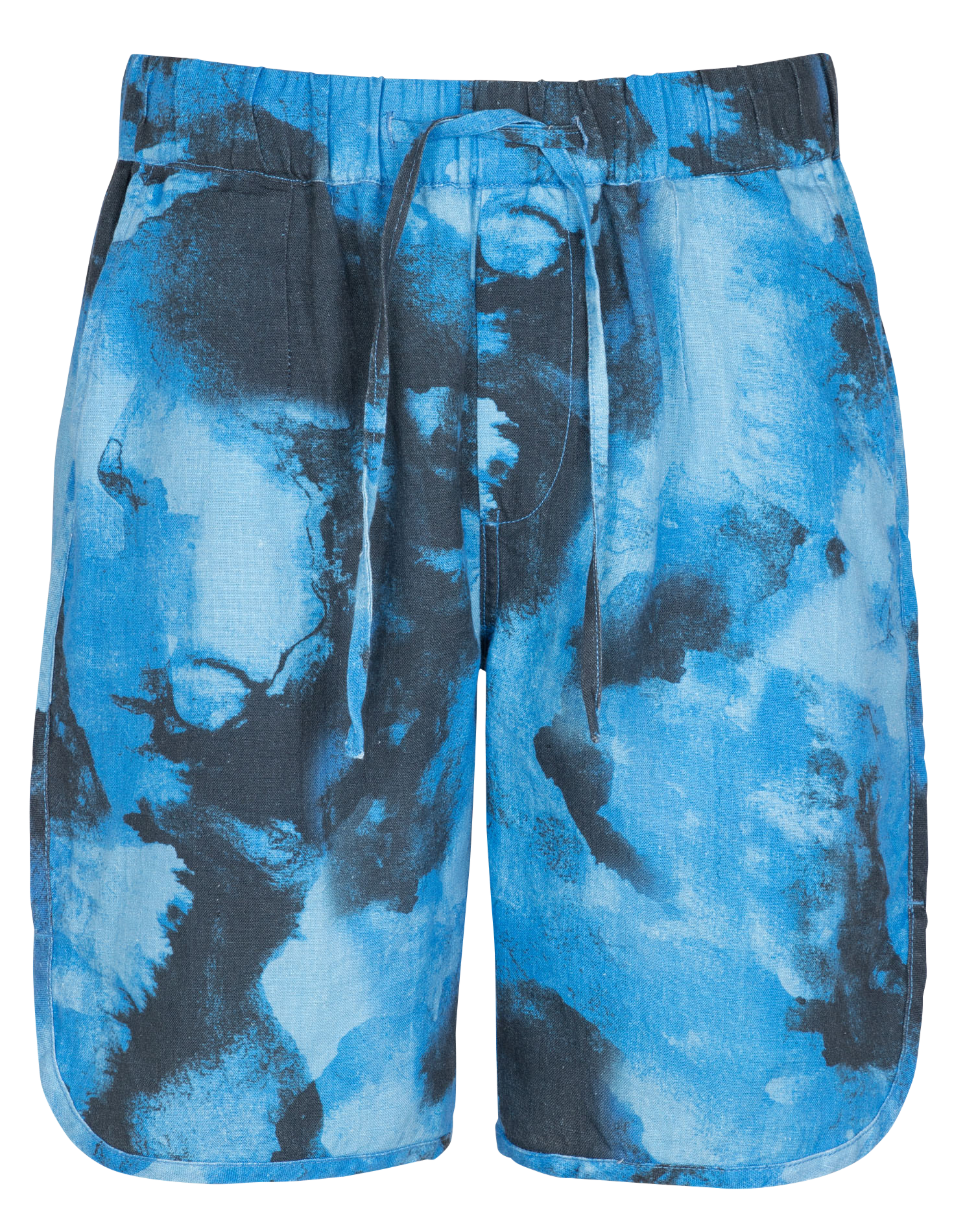 Gerade geschnittene Leinenshorts KNOWLEDGE COTTON APPAREL Mehrfarbig
