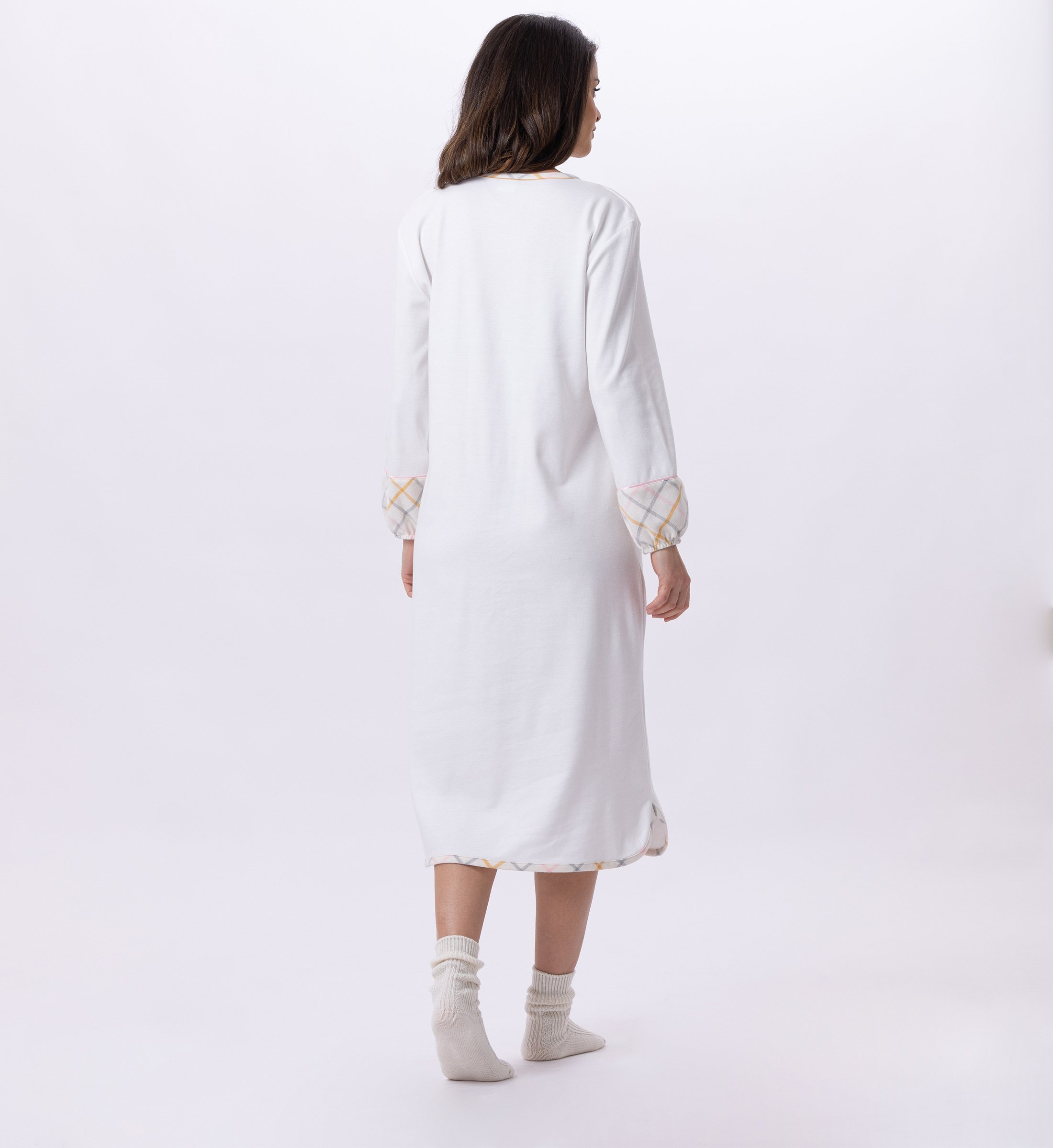 Long cotton nightshirt LE CHAT Multicolored