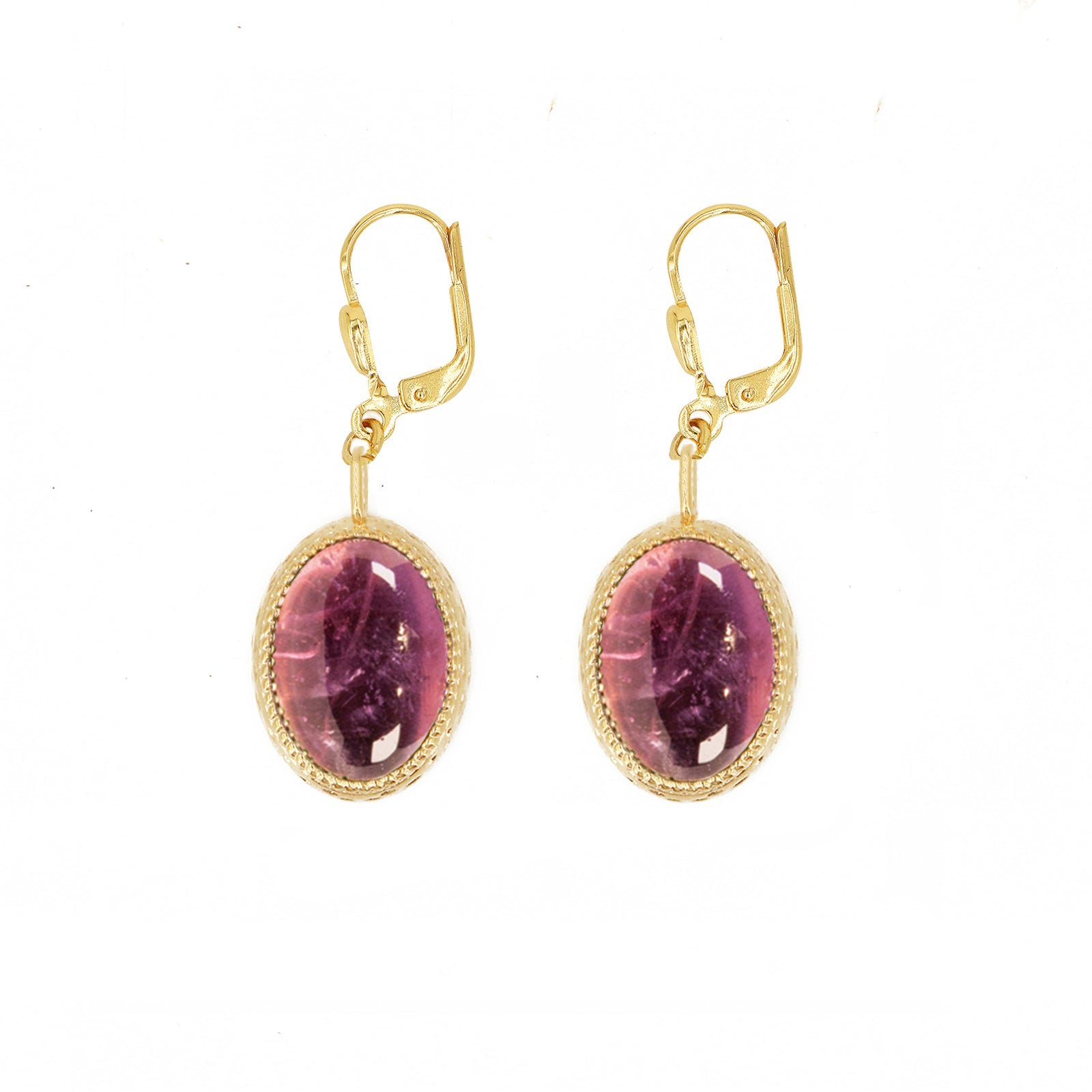 Earrings NILAI Purple