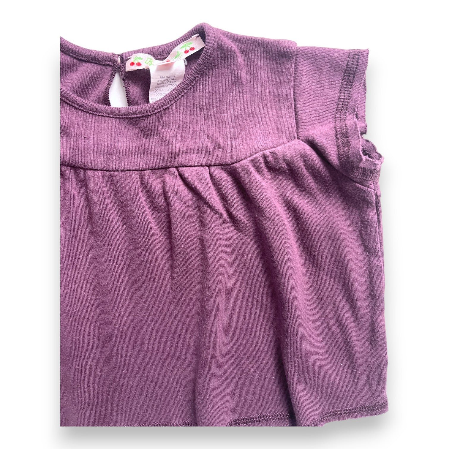 Baby T-shirt - 12 months BONPOINT - Seconde Main Purple