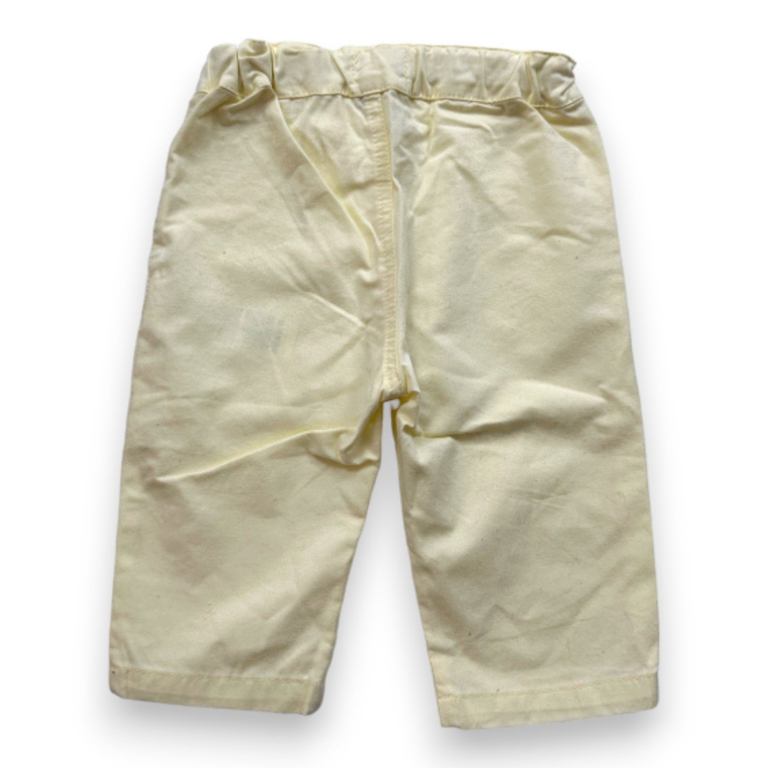 Yellow baby pants - 6 months NATALYS - Seconde Main Yellow