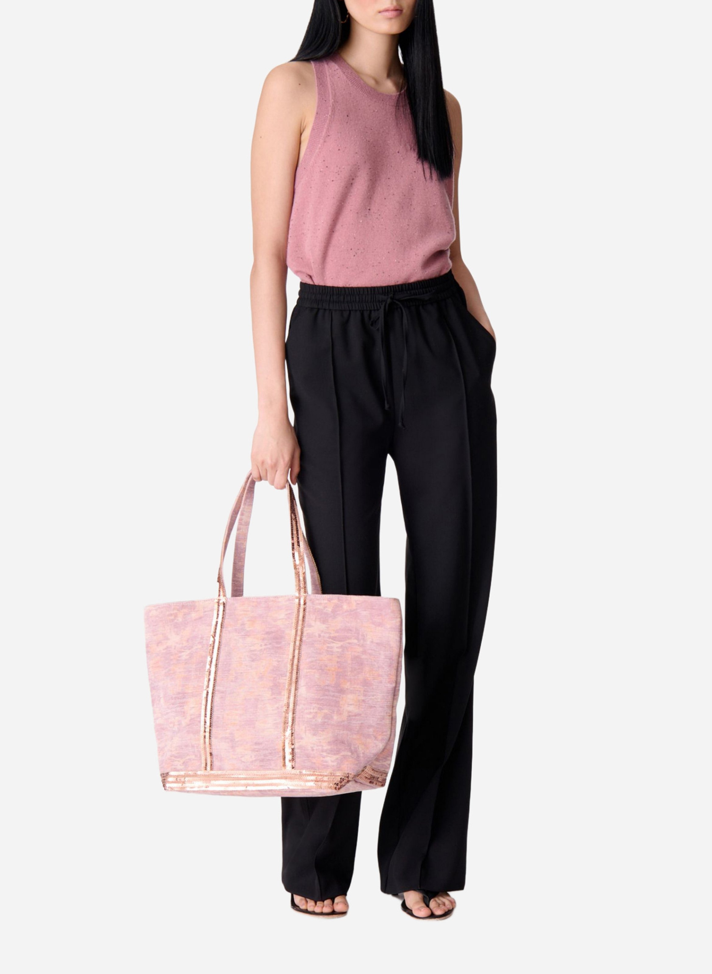 Fluid and lightweight pleated trousers VANESSA BRUNO Black
