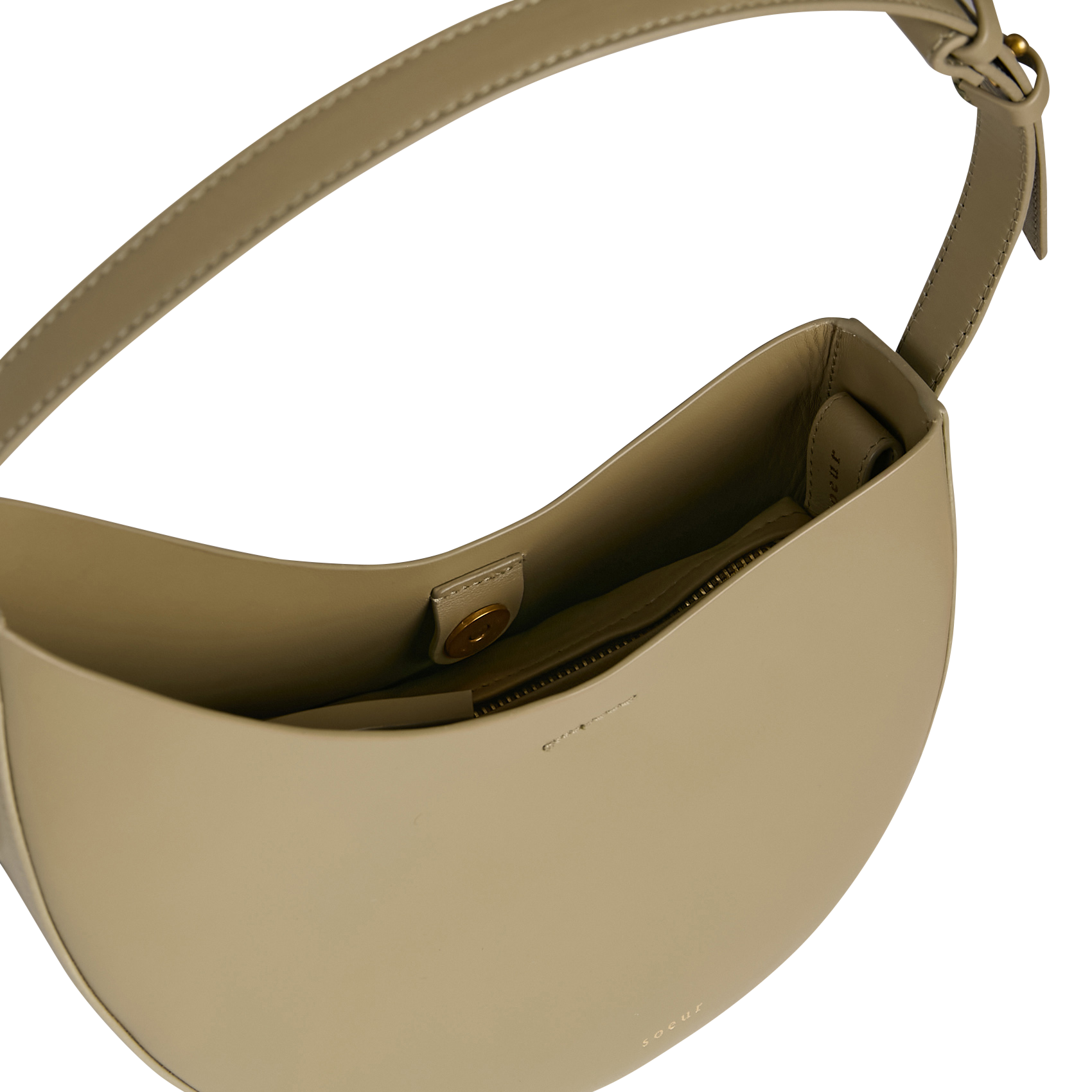 ショルダーバッグ・ポシェット SOEUR Women Shoulder Bags SEM1503WINO 54485 GRI34 ARGILE GRE Leather mini-bag Argile Soeur - Women SEM1503WINO | Place