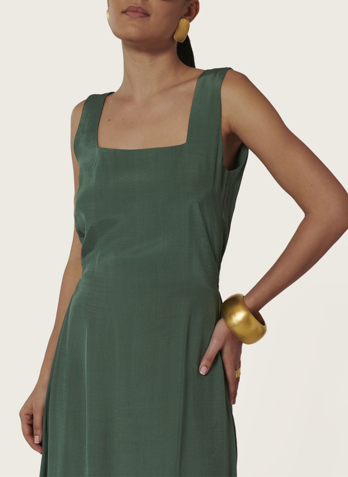 Lange jurk KARMA KOMA Groen