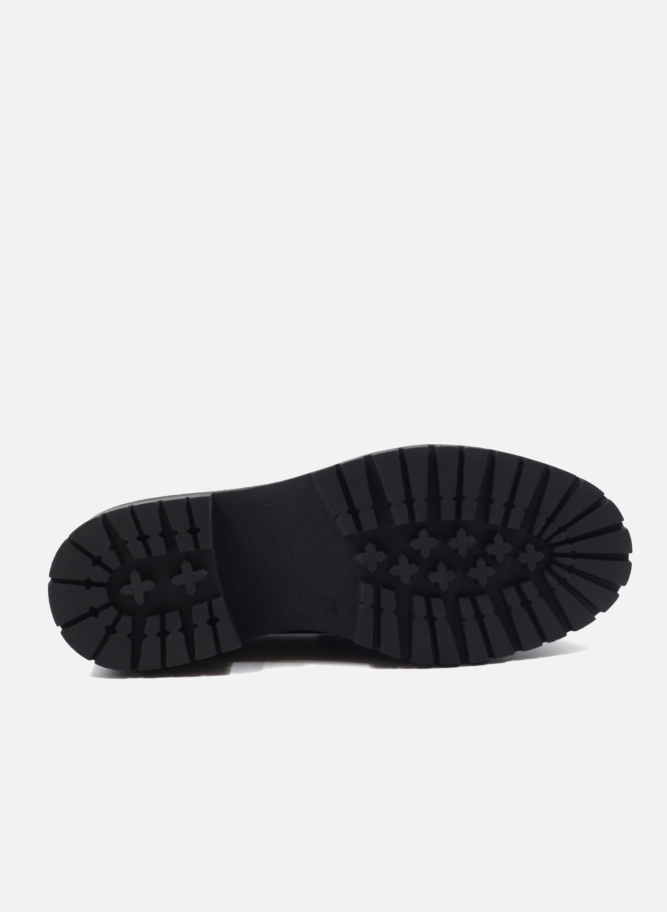 Smooth leather studded loafers JULES & JENN Black