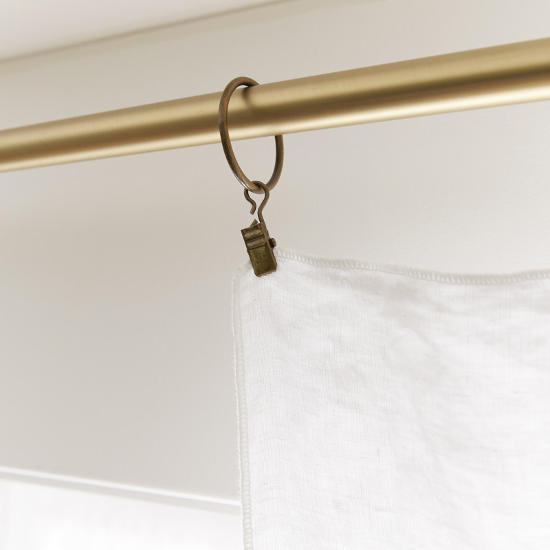 Blackout and Thermal Curtains L'EFFET PAPILLON White