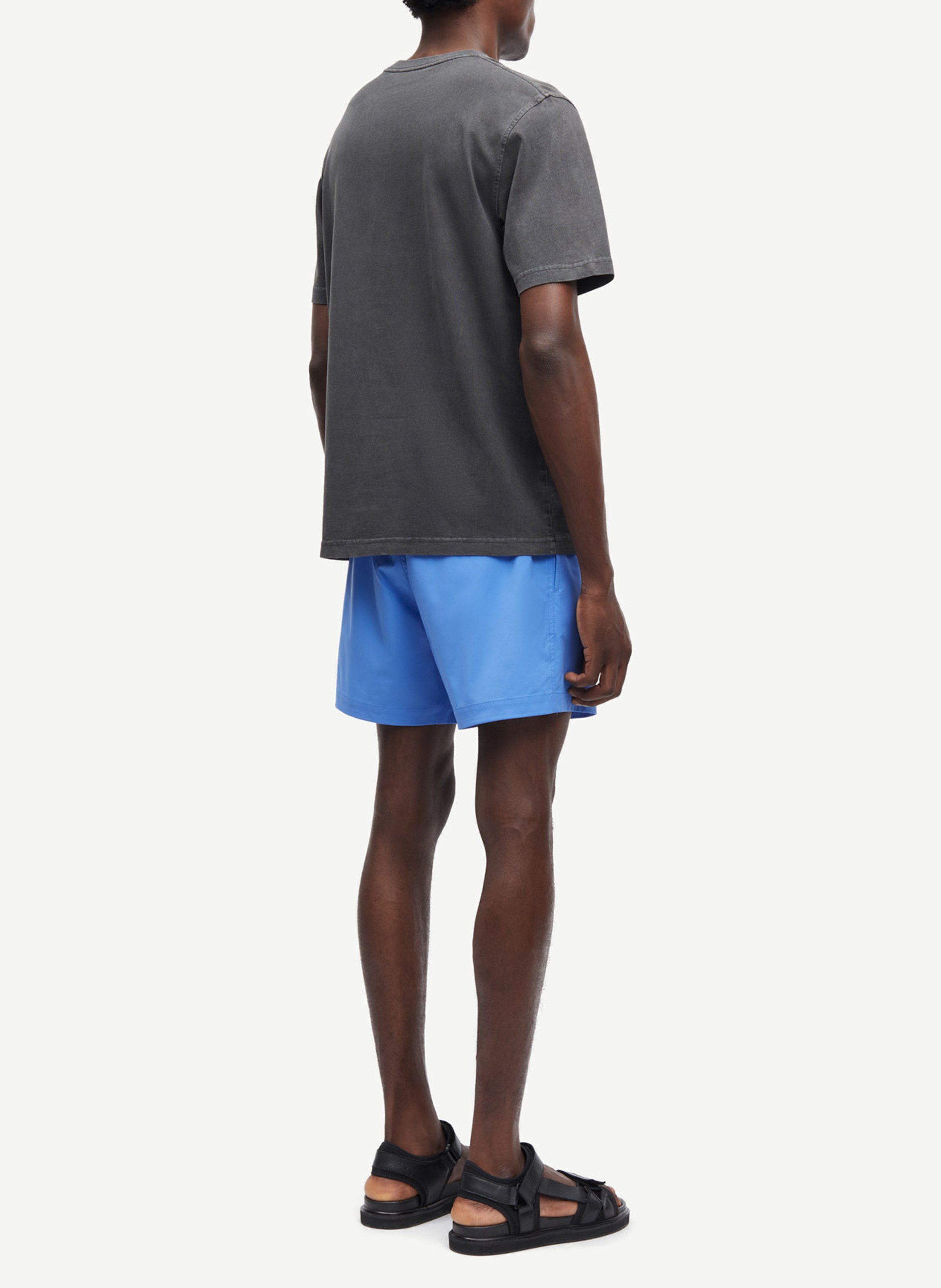 Tee-shirt droit en coton bio SAMSOE SAMSOE Noir