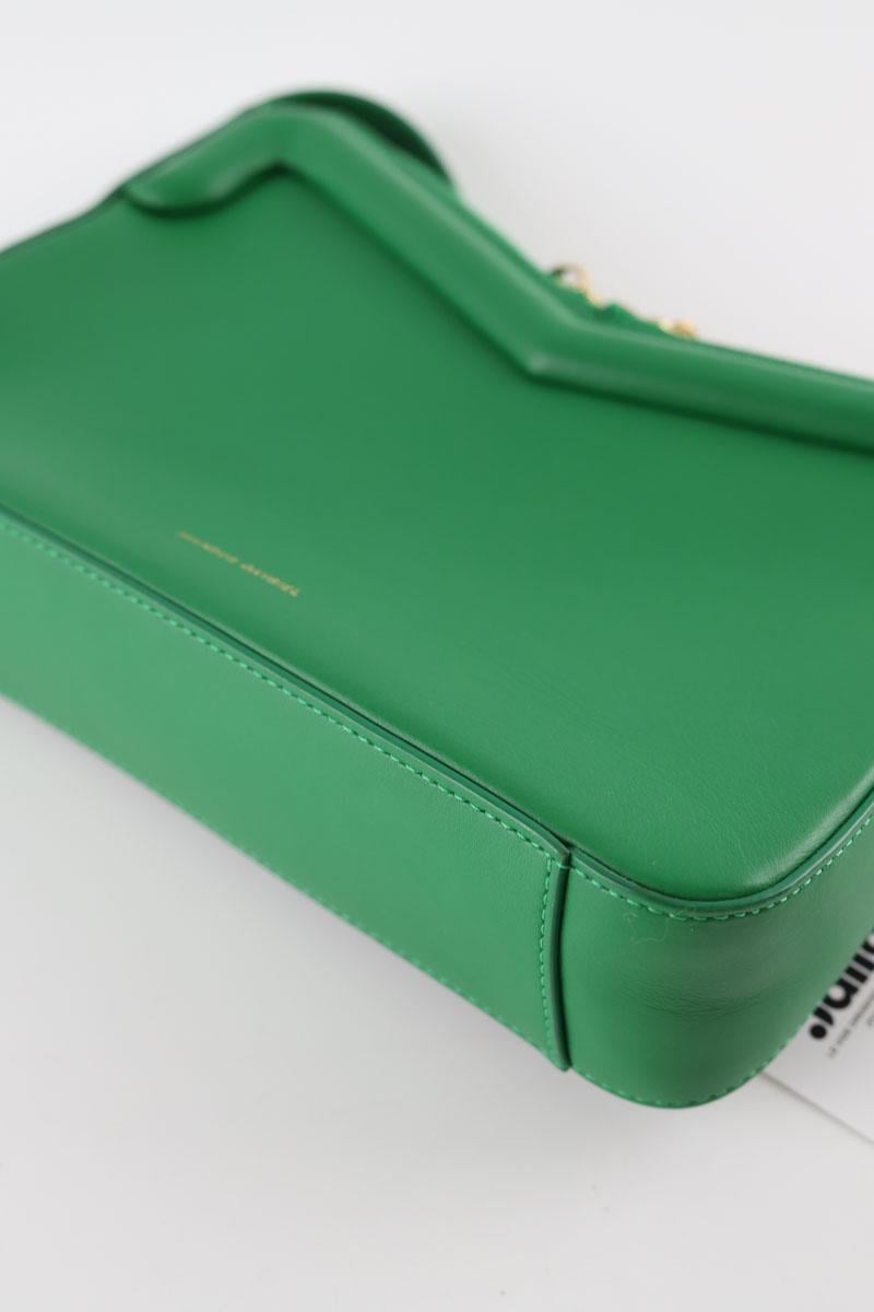 A-line leather skirt MANSUR GAVRIEL- Seconde Main Green