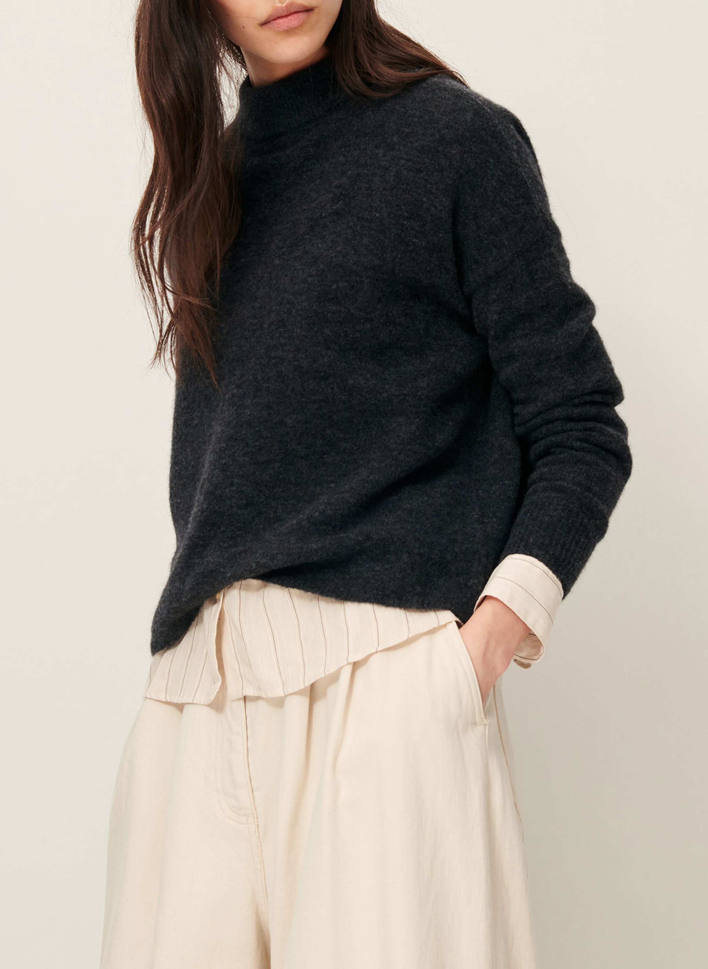 Loose-fit wool-blend sweater SESSUN