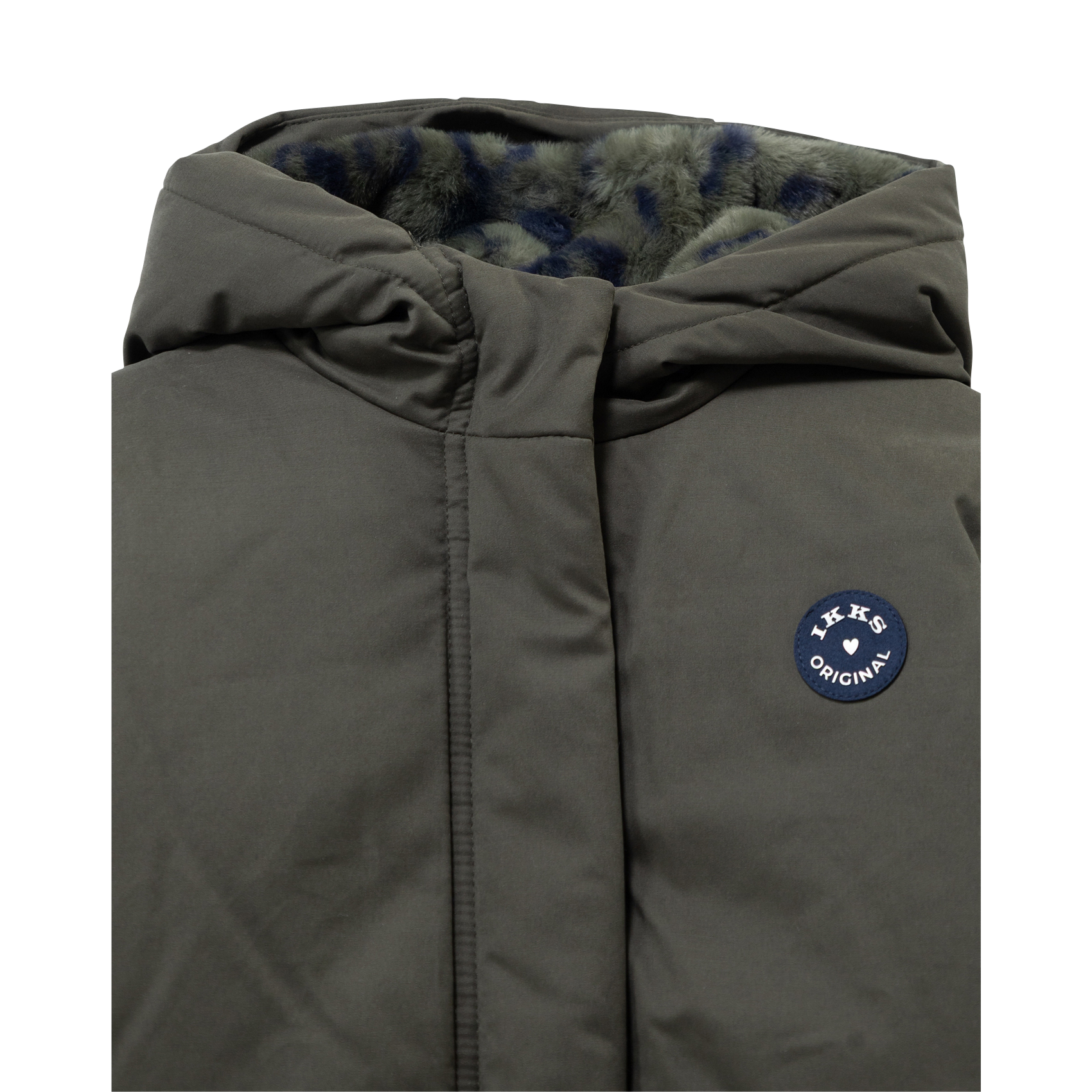 Parka à capuche IKKS JUNIOR Kaki