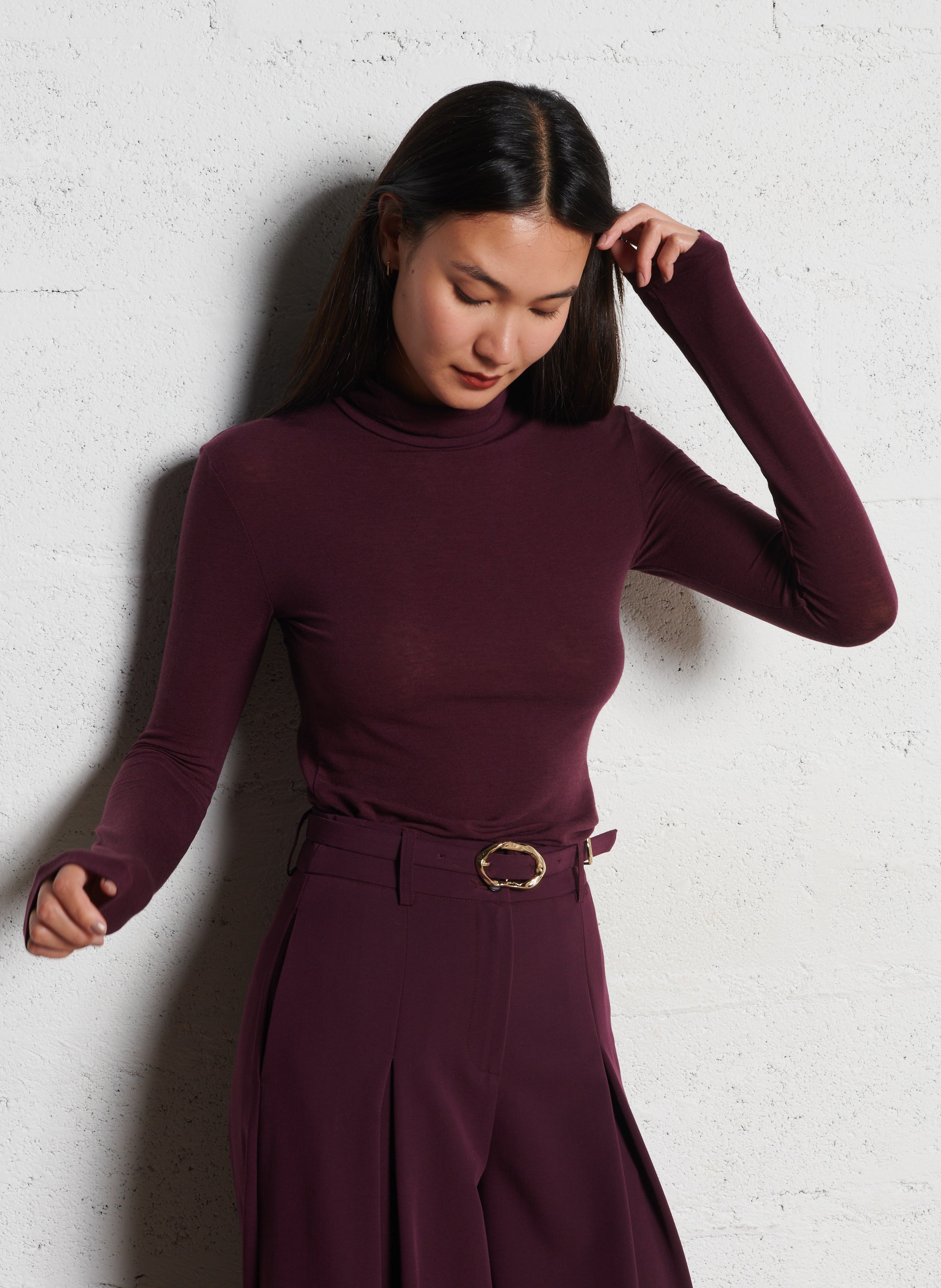 Tee-shirt ajusté col montant IMPERIAL