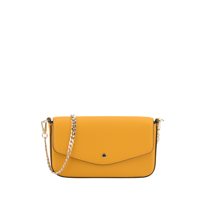 Clutch bag - calfskin POURCHET Red