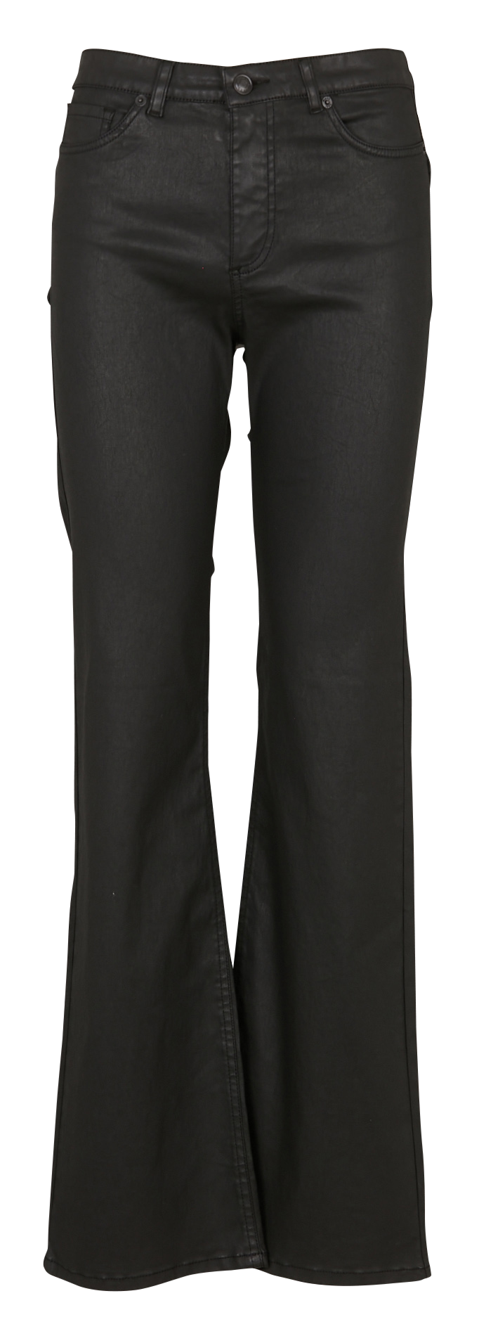 Beschichtete Bootcut-Jeans IKKS Schwarz