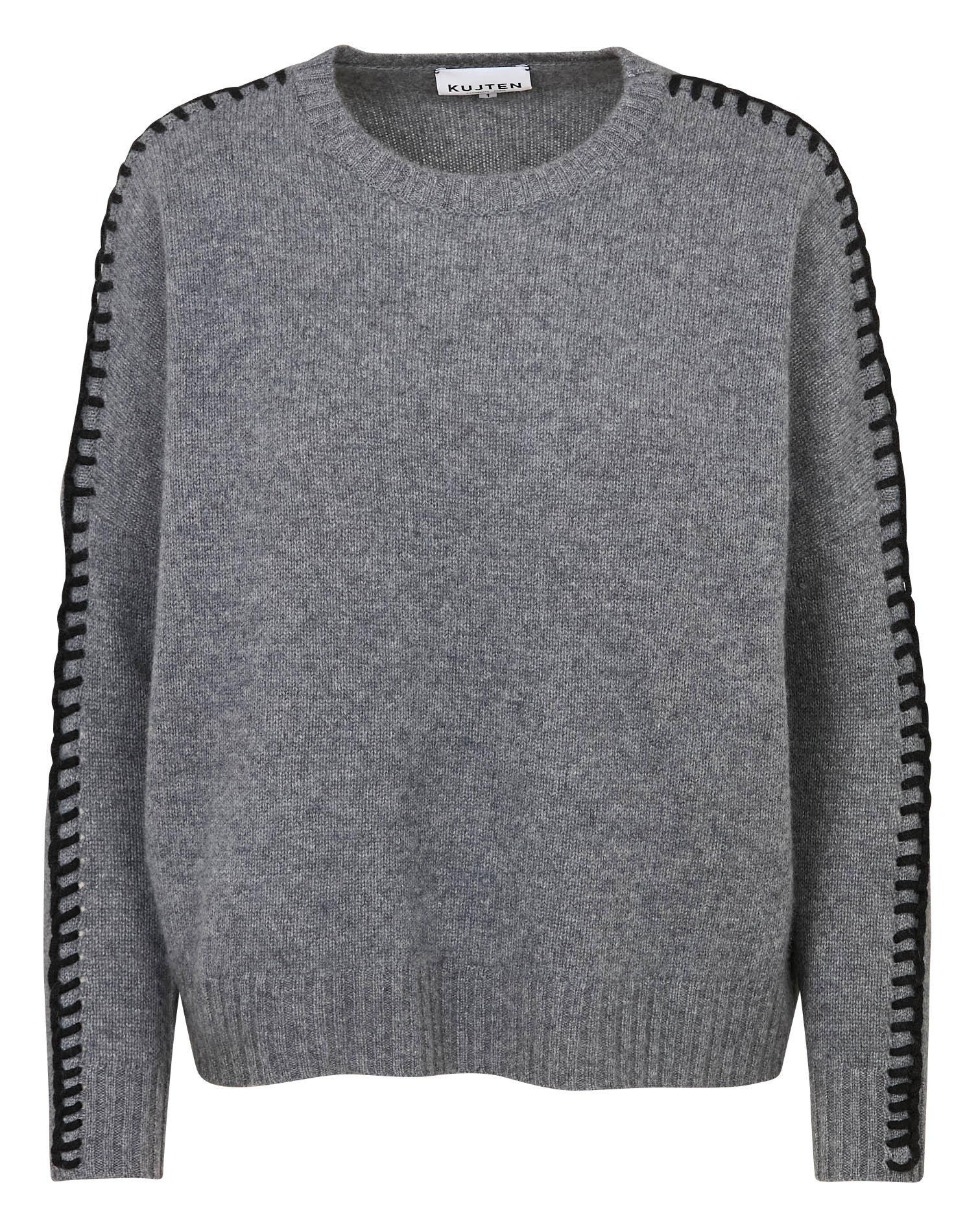 Rollkragenpullover aus Kaschmir KUJTEN Silber