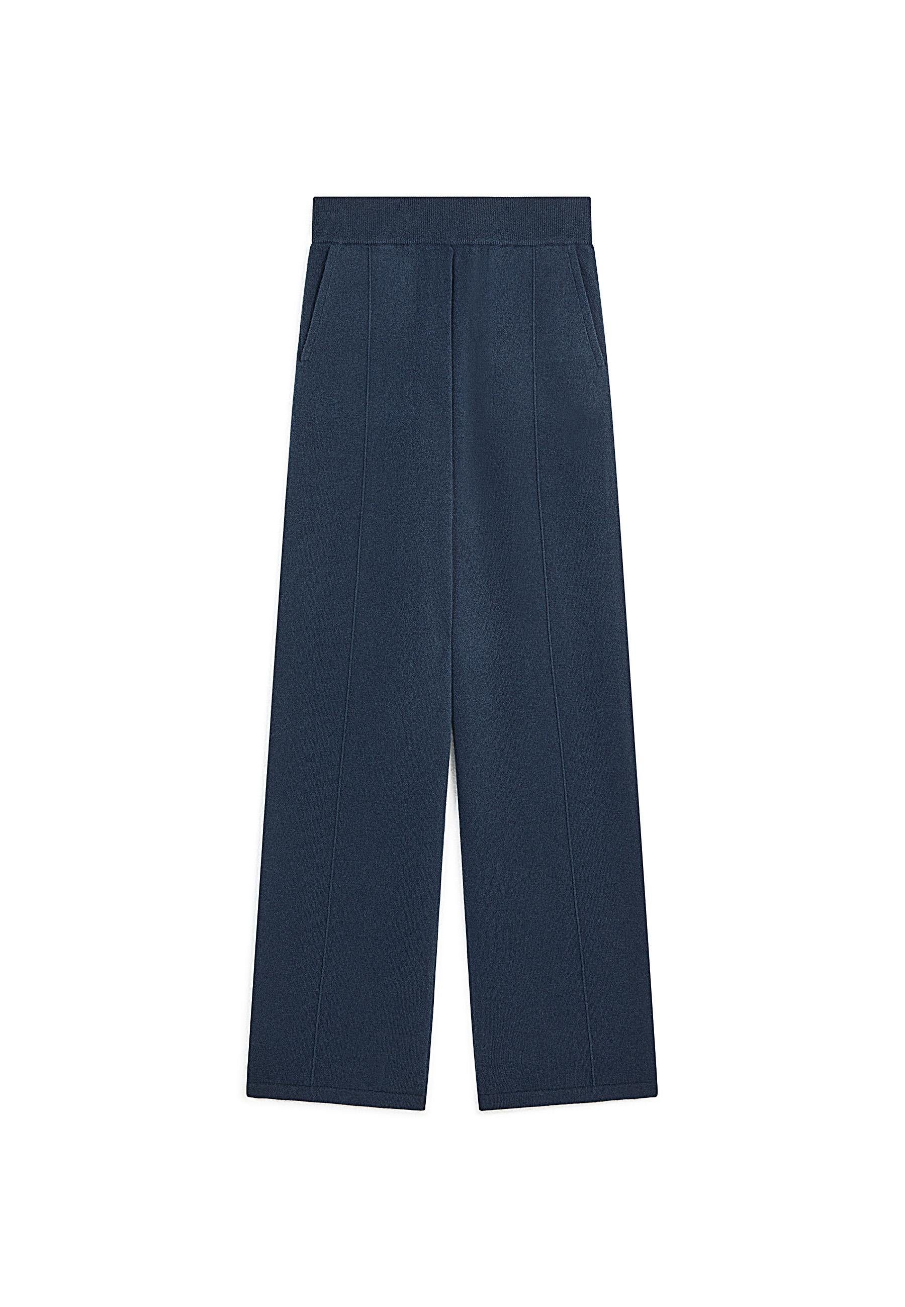 Wide woollen trousers RODIER Blue