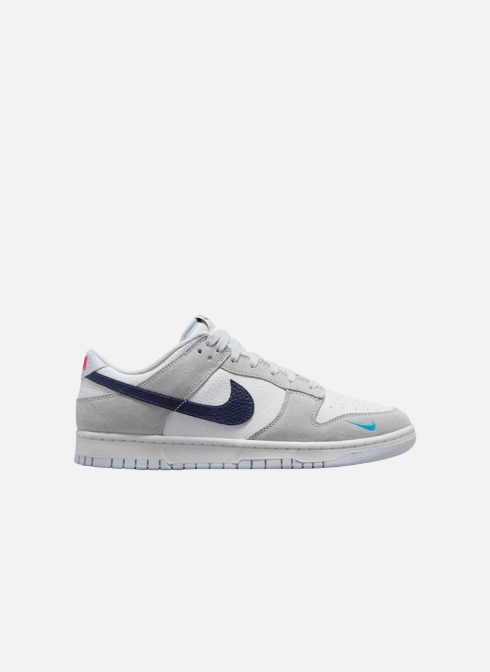 Leather low-top sneakers NIKE Grey