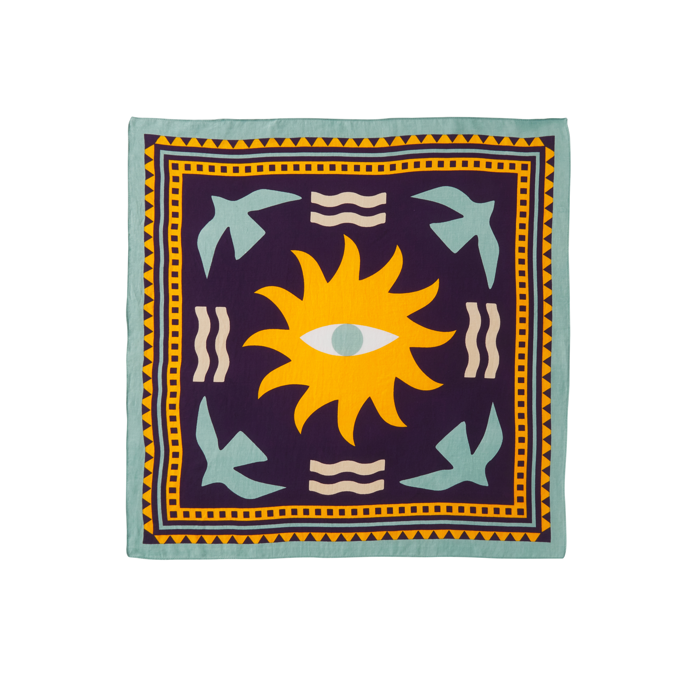 Small organic cotton scarf Paola BILLYBELT