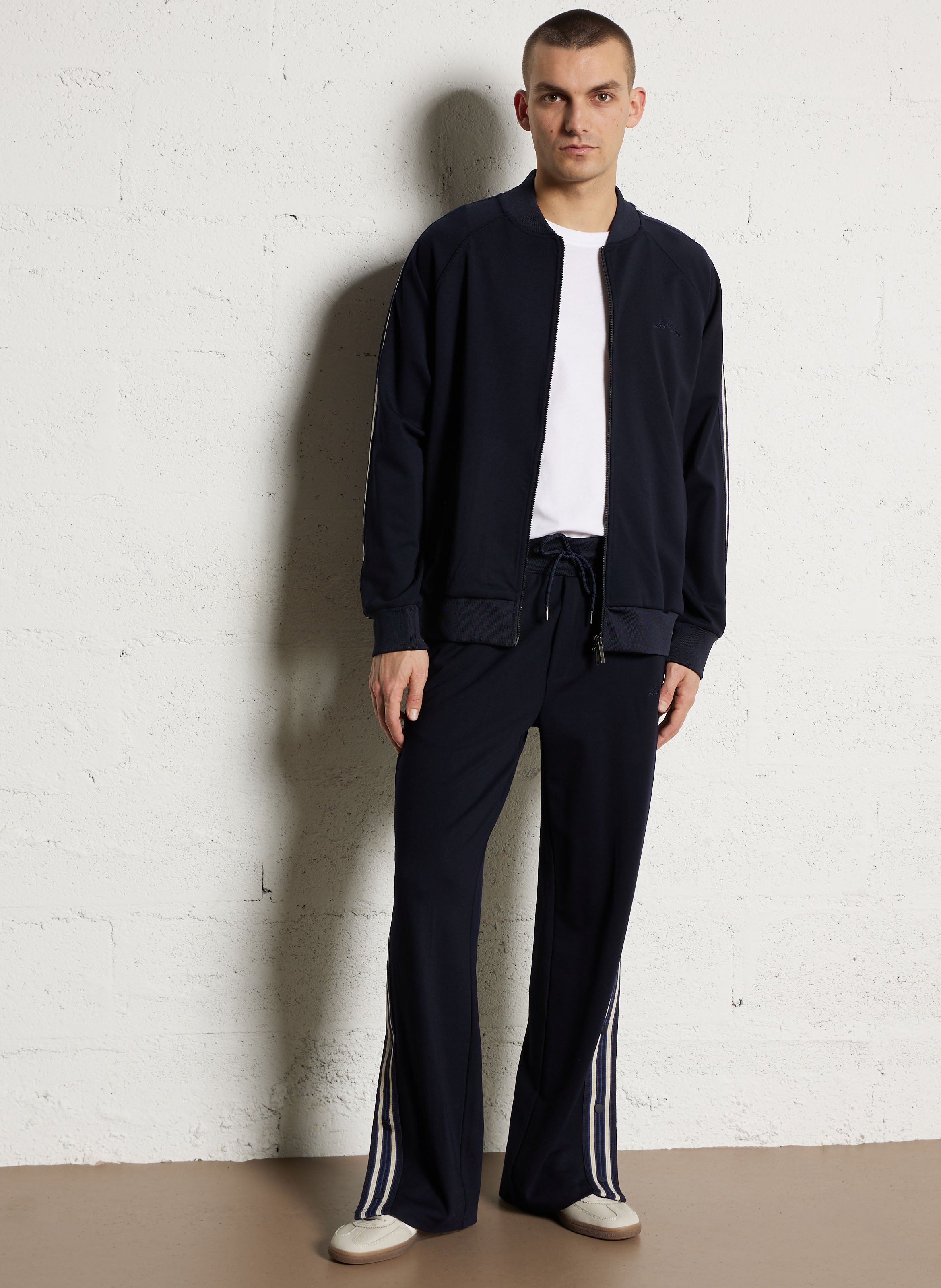 Veste col teddy LES DEUX Bleu