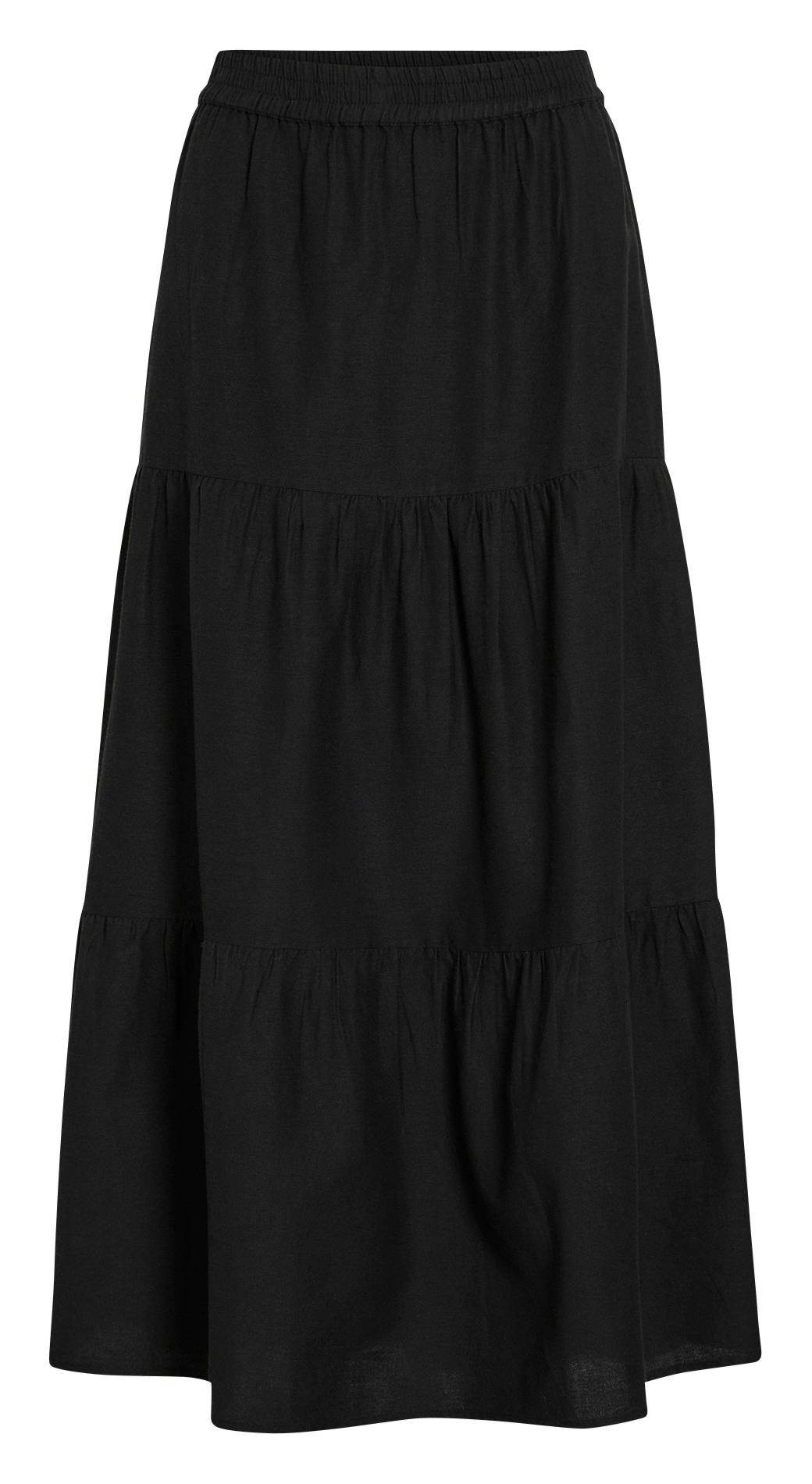 Long skirt VILA Black