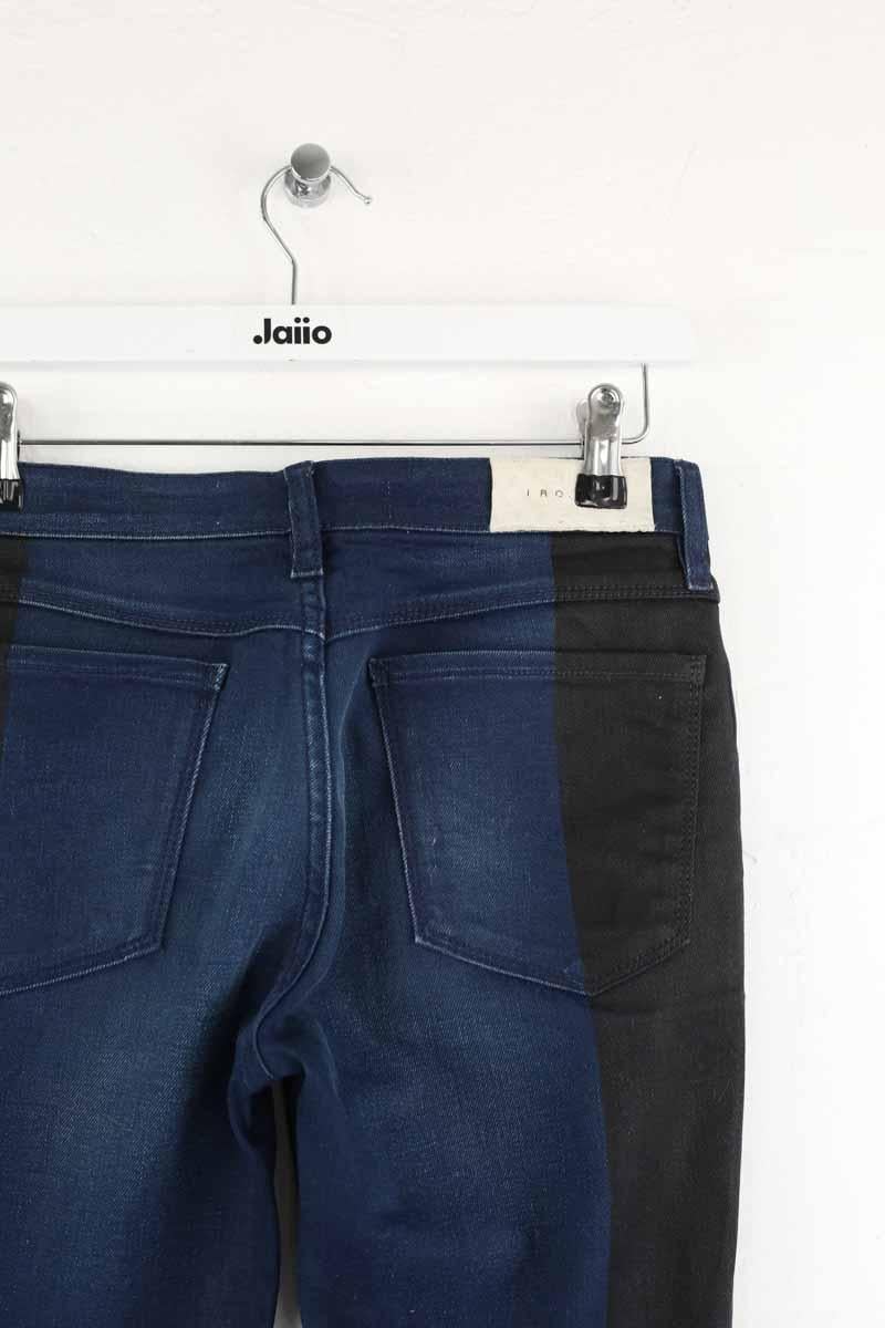 - Straight-leg jeans
- 5 pockets
- Straight cut
- Faded effect IRO - Seconde Main Blue