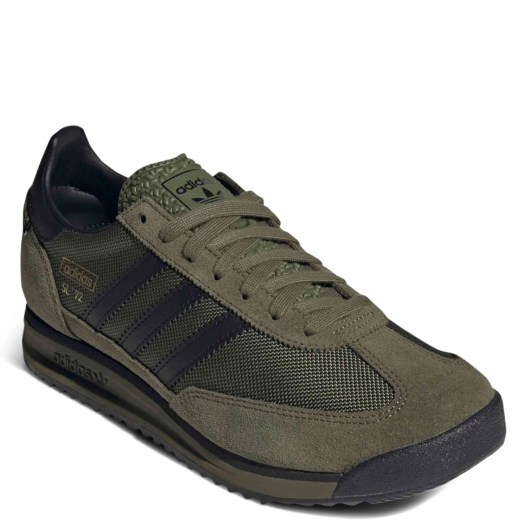 Lage sneakers met veters ADIDAS Groen