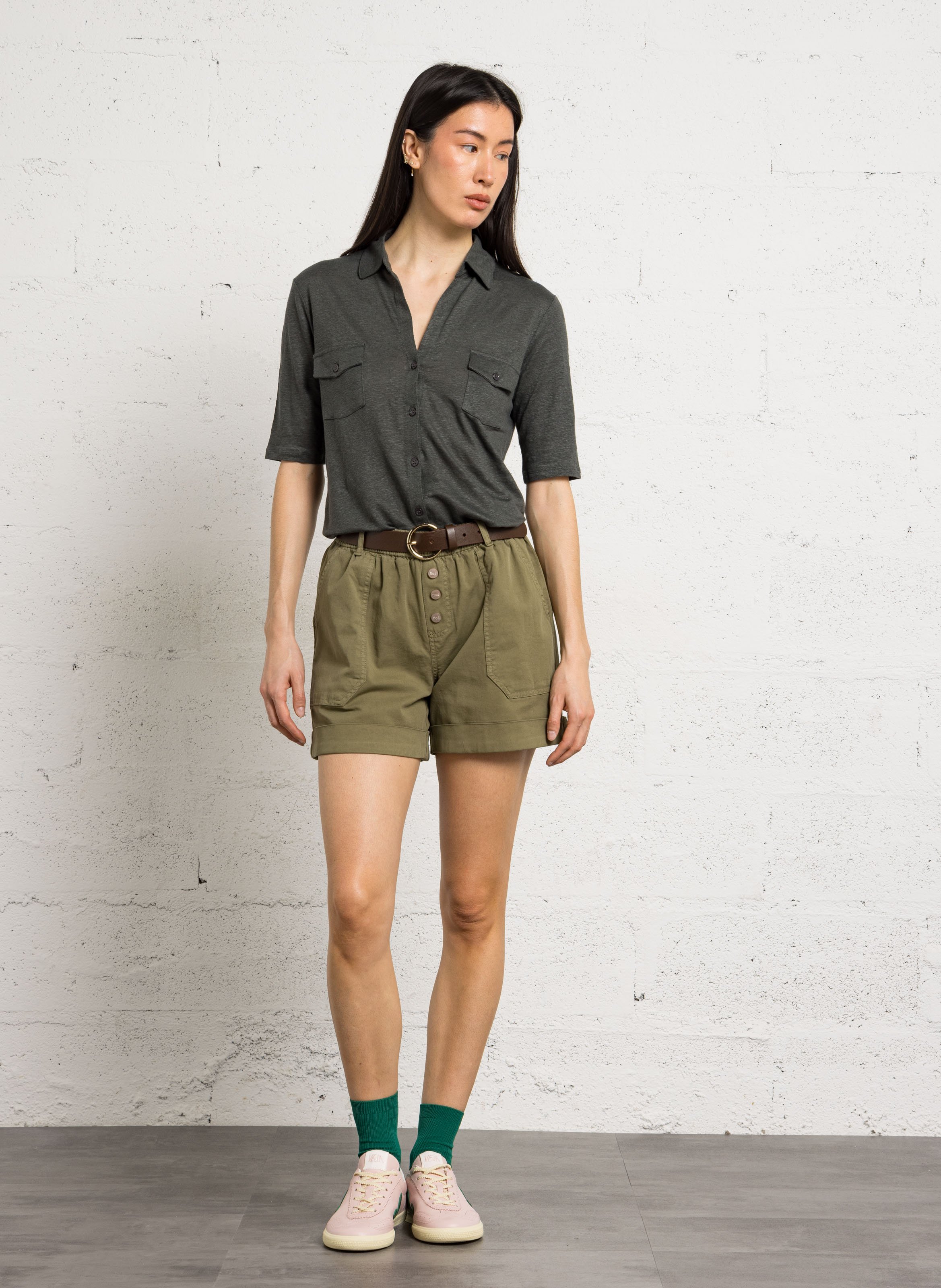 - Buckle closure. - Width: 3 cm.  LA PETITE ETOILE Brown