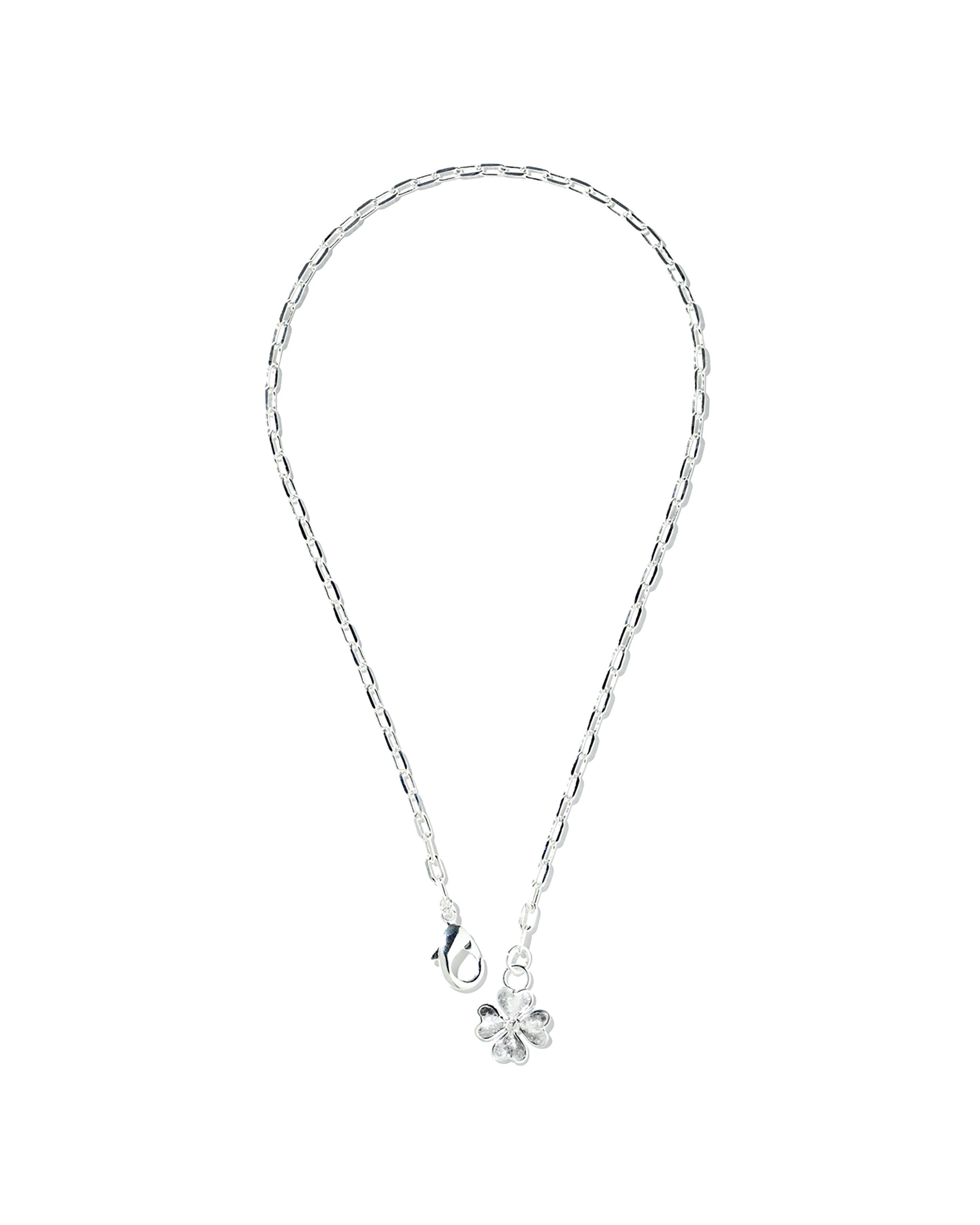 Maxi silver-plated clover necklace MONSIEUR SIMONE Silver