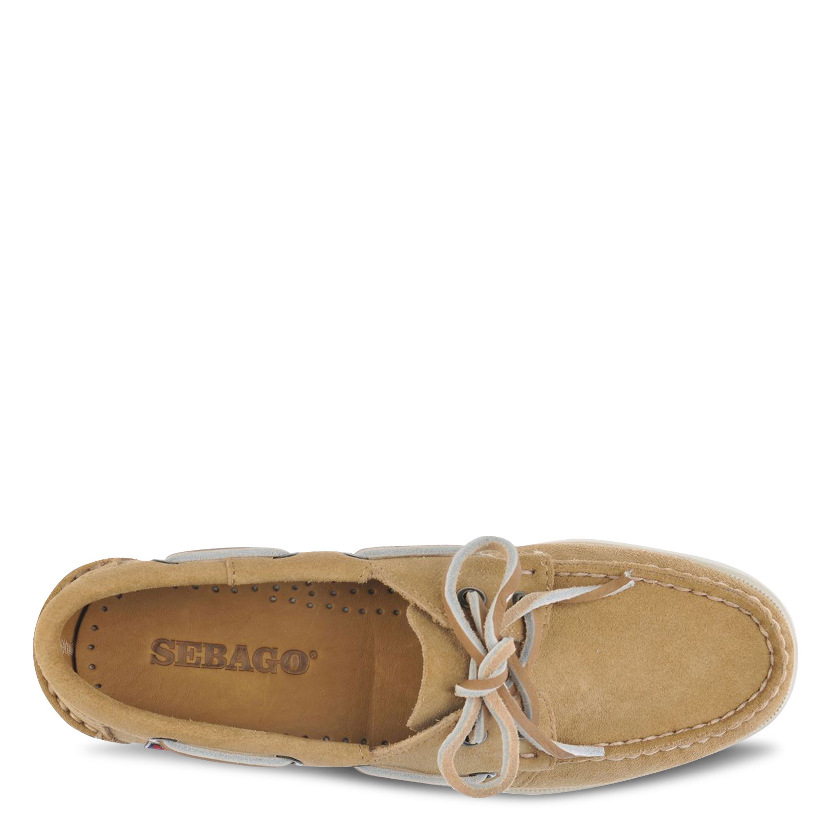 Bootsschuhe aus Wildleder SEBAGO Beige