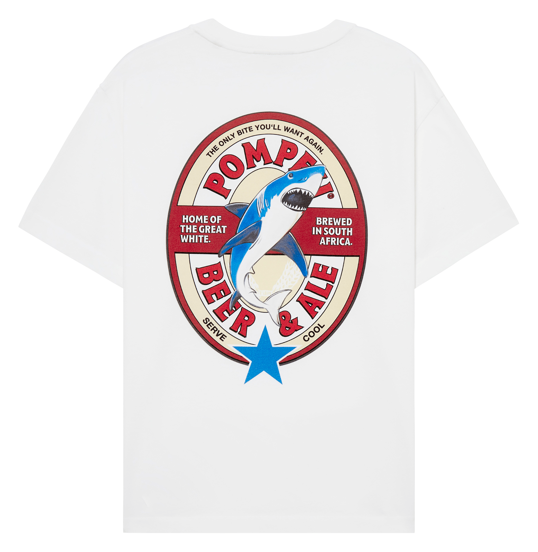 Cotton T-shirt POMPEII White