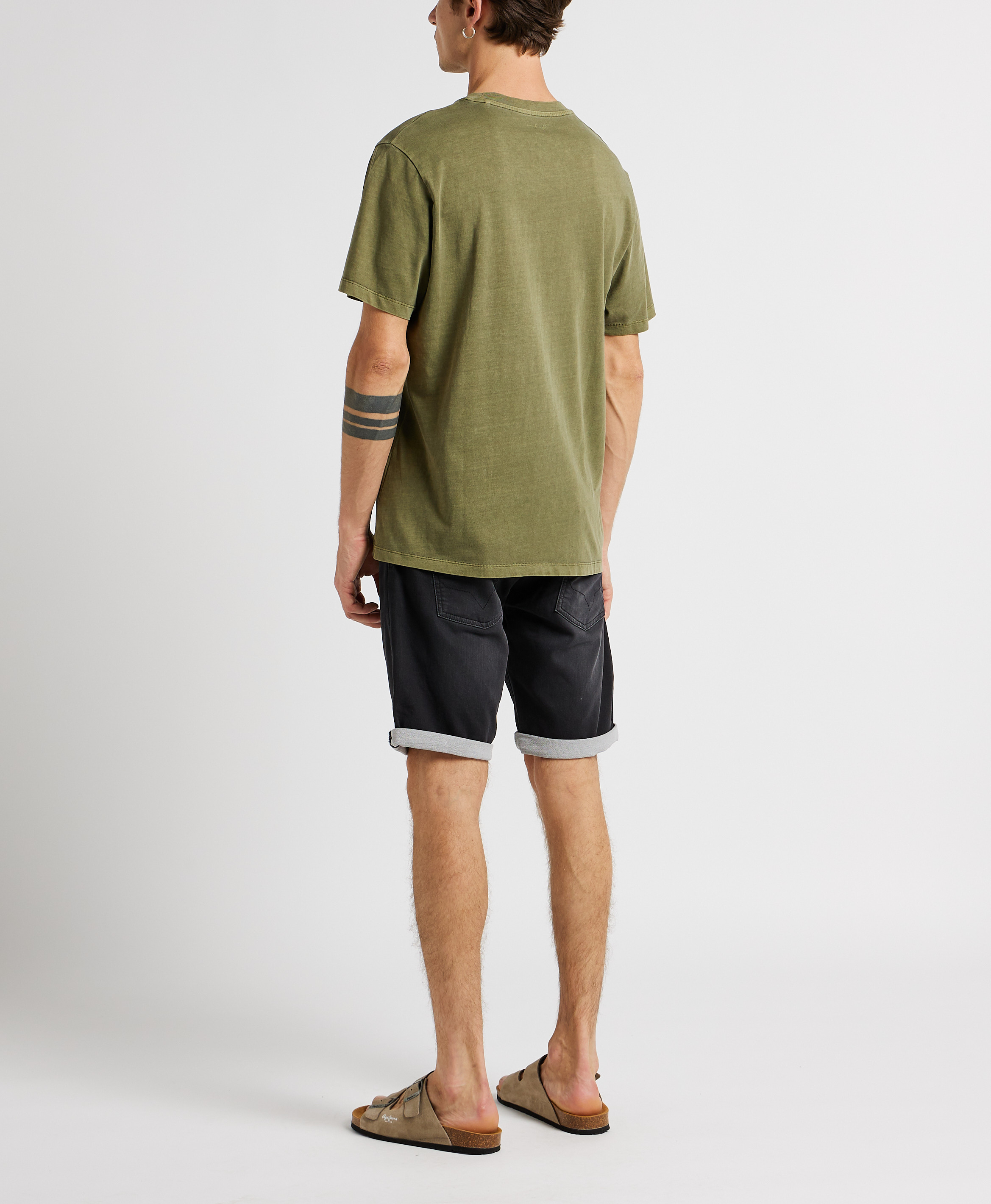 Mules aus Veloursleder PEPE JEANS Beige