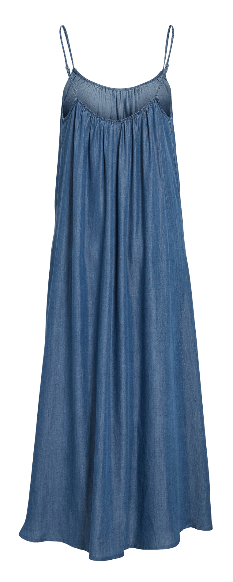 Robe longue ample à bretelles VILA Blue